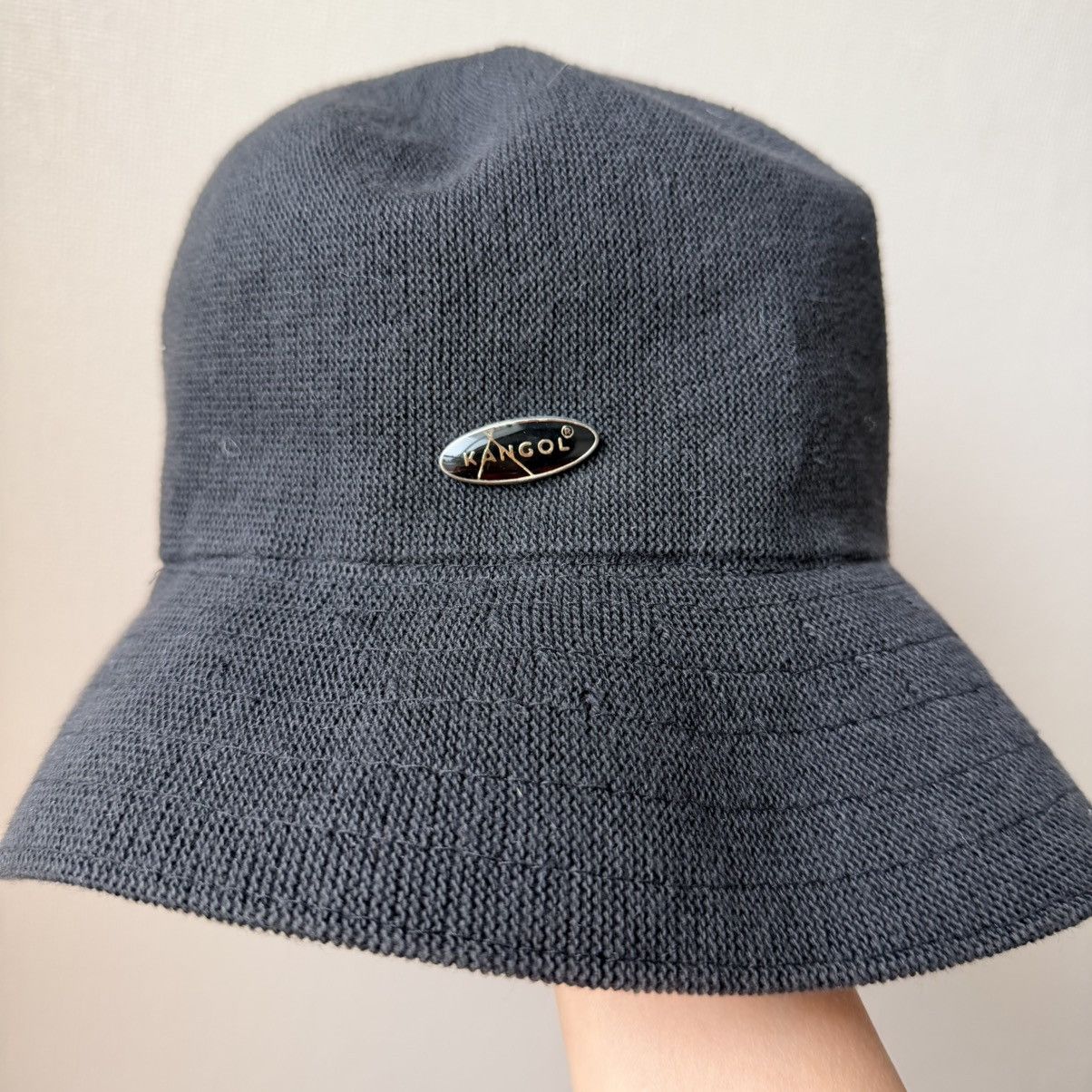 Kangol Kangol Cotton Crusher Bucket Hat Black England Metal Logo Size ONE SIZE - 14 Thumbnail
