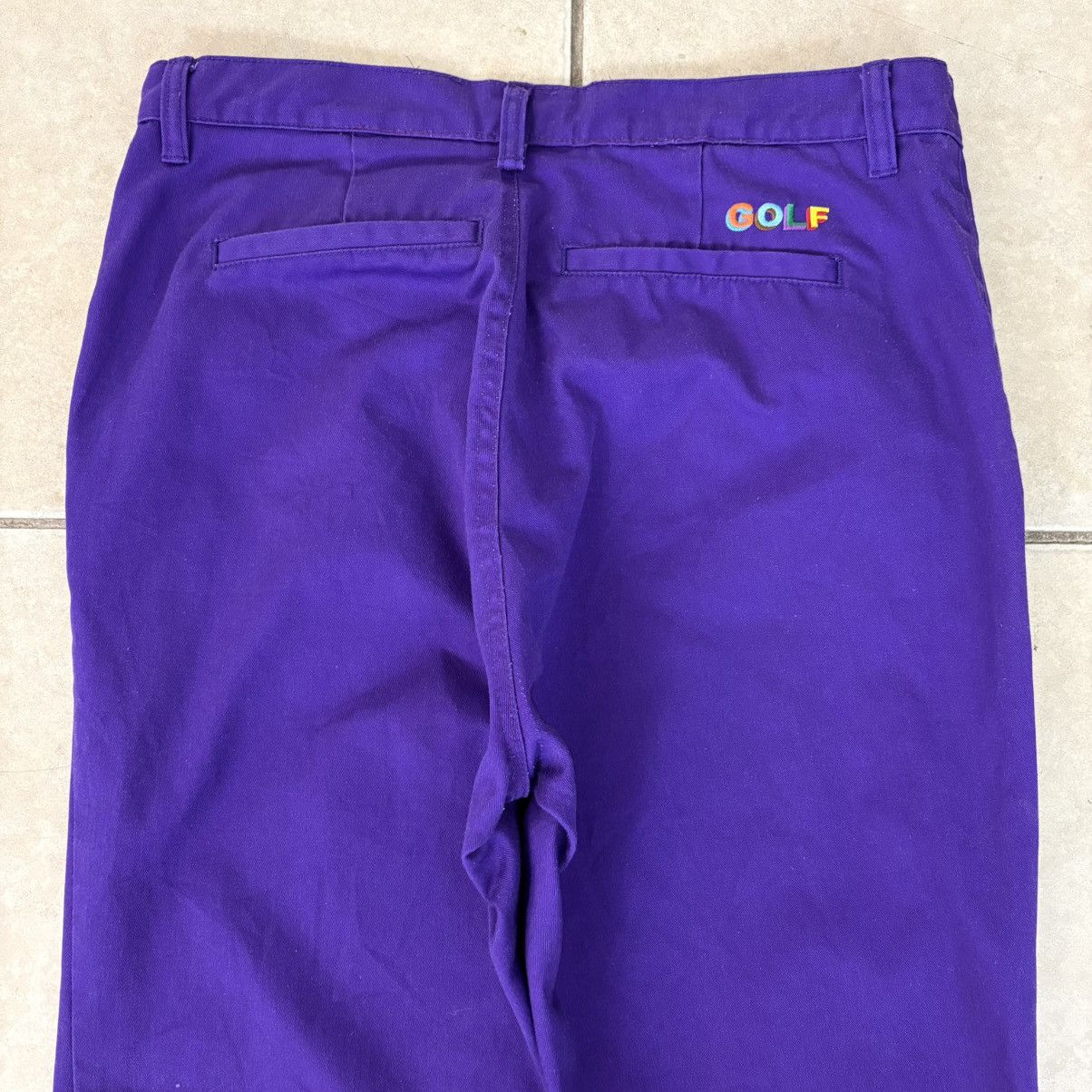 Golf Wang Golf Wang Purple Chino Pants Men's Size 34 Size US 34 / EU 50 - 2 Thumbnail