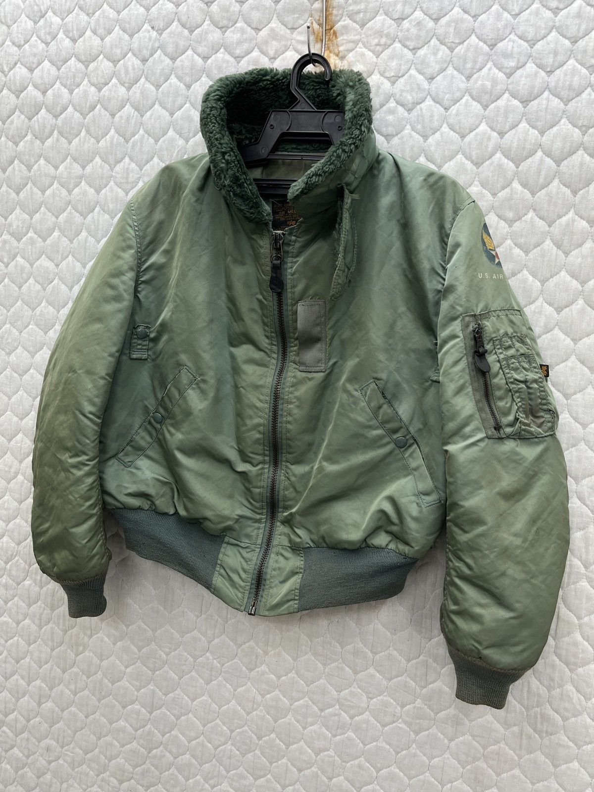 Alpha Industries 🔥🔥🔥STEALS VTG ALPHA INDUSTRIES BOMBER JACKET Size US M / EU 48-50 / 2 - 23 Thumbnail