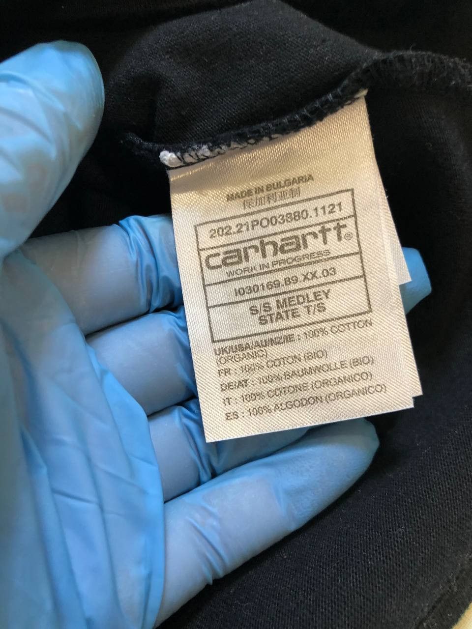 Carhartt Carhartt Black T-Shirt Streetwear big print logo Y2K Size US XS / EU 42 / 0 - 3 Thumbnail