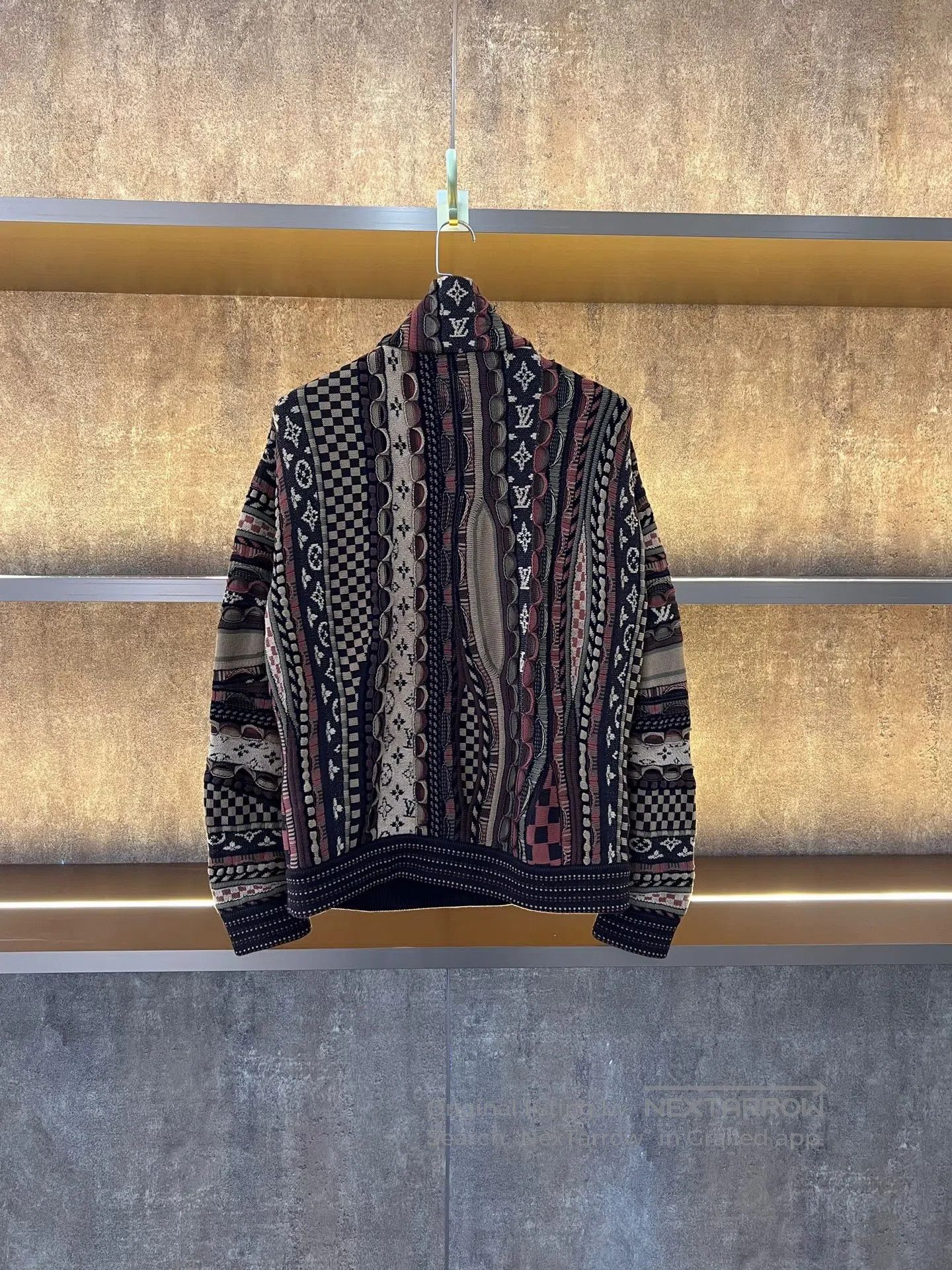 Louis Vuitton Louis Vuitton New Arrival Heavy Knit Half-Zip Jacket| Size S / US 4 / IT 40 - 2 Thumbnail