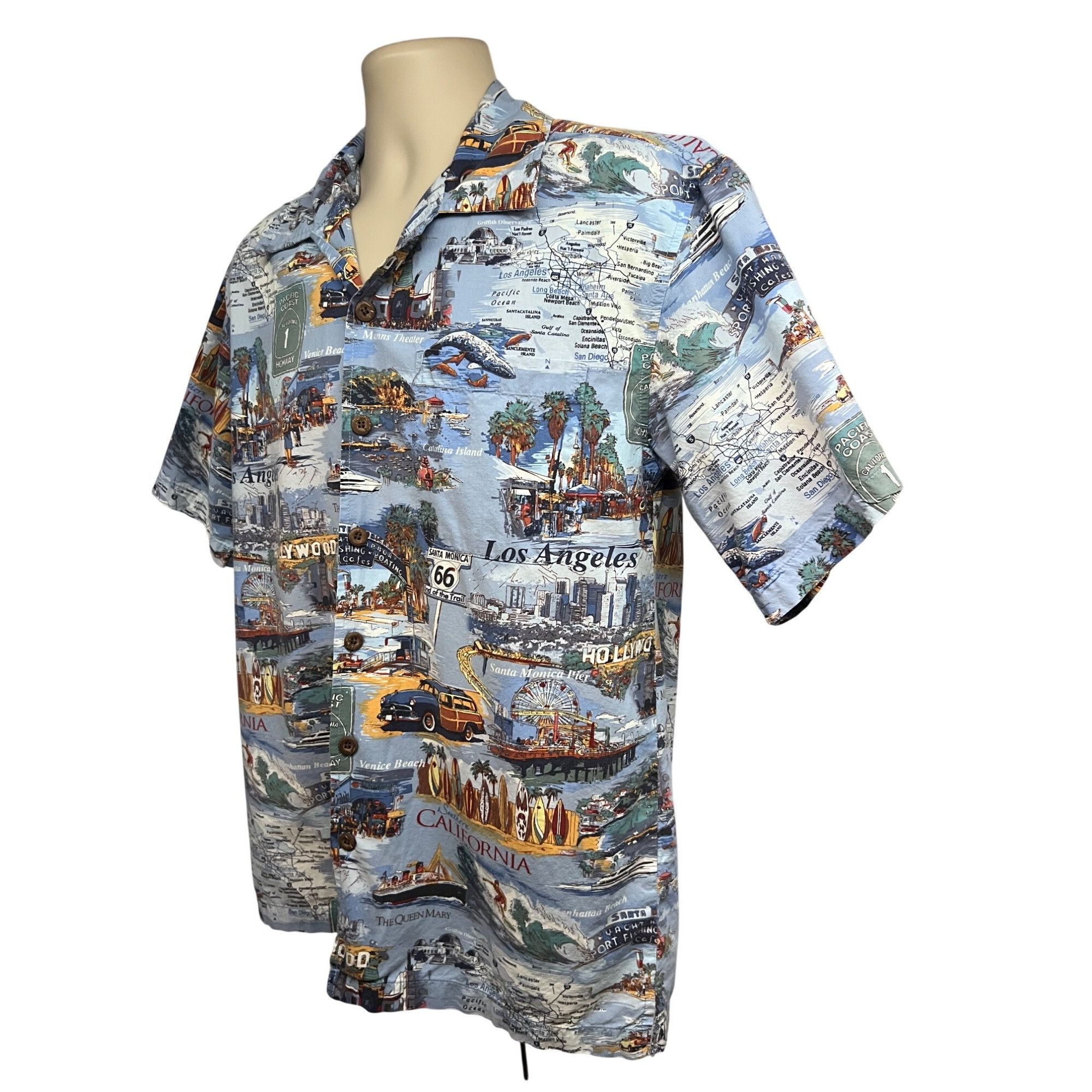 Vintage David Carey Mens Vintage Retro Hawaiian California Button Up Size US M / EU 48-50 / 2 - 3 Thumbnail