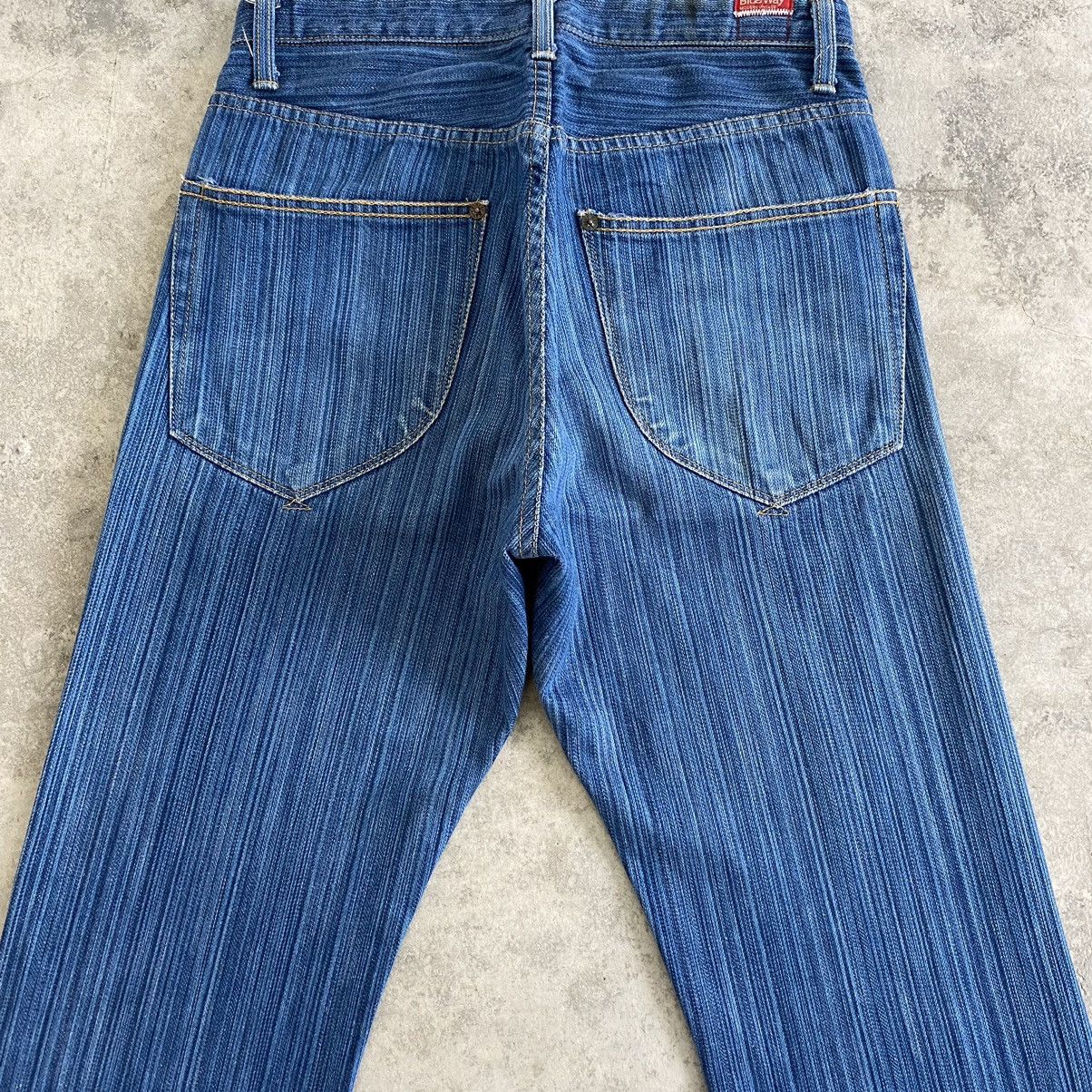 Japanese Brand Blue Way Japan Twill Striped Flared Denim Jeans Size US 28 / EU 44 - 18 Thumbnail