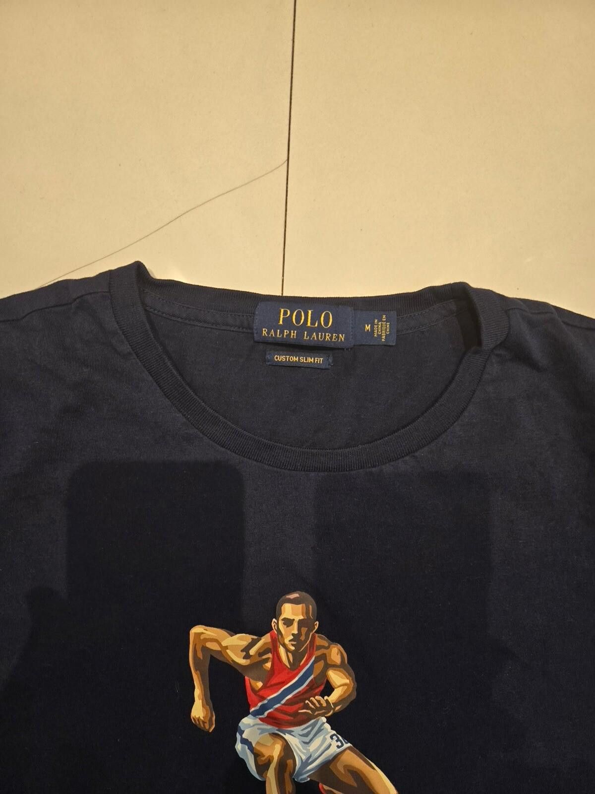 Polo Ralph Lauren Polo Ralph Lauren USA Track Hurdles T-Shirt Wing Men M Blue Size US M / EU 48-50 / 2 - 2 Thumbnail