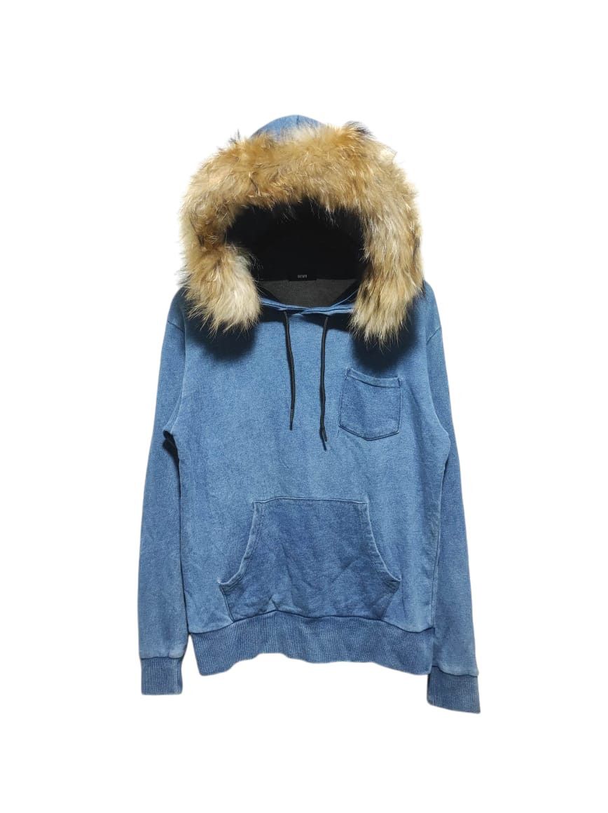 If Six Was Nine Rodeo Crown Denim Fur Hoodie Ifsixwasnine Lgb Style Size US M / EU 48-50 / 2 - 2 Thumbnail