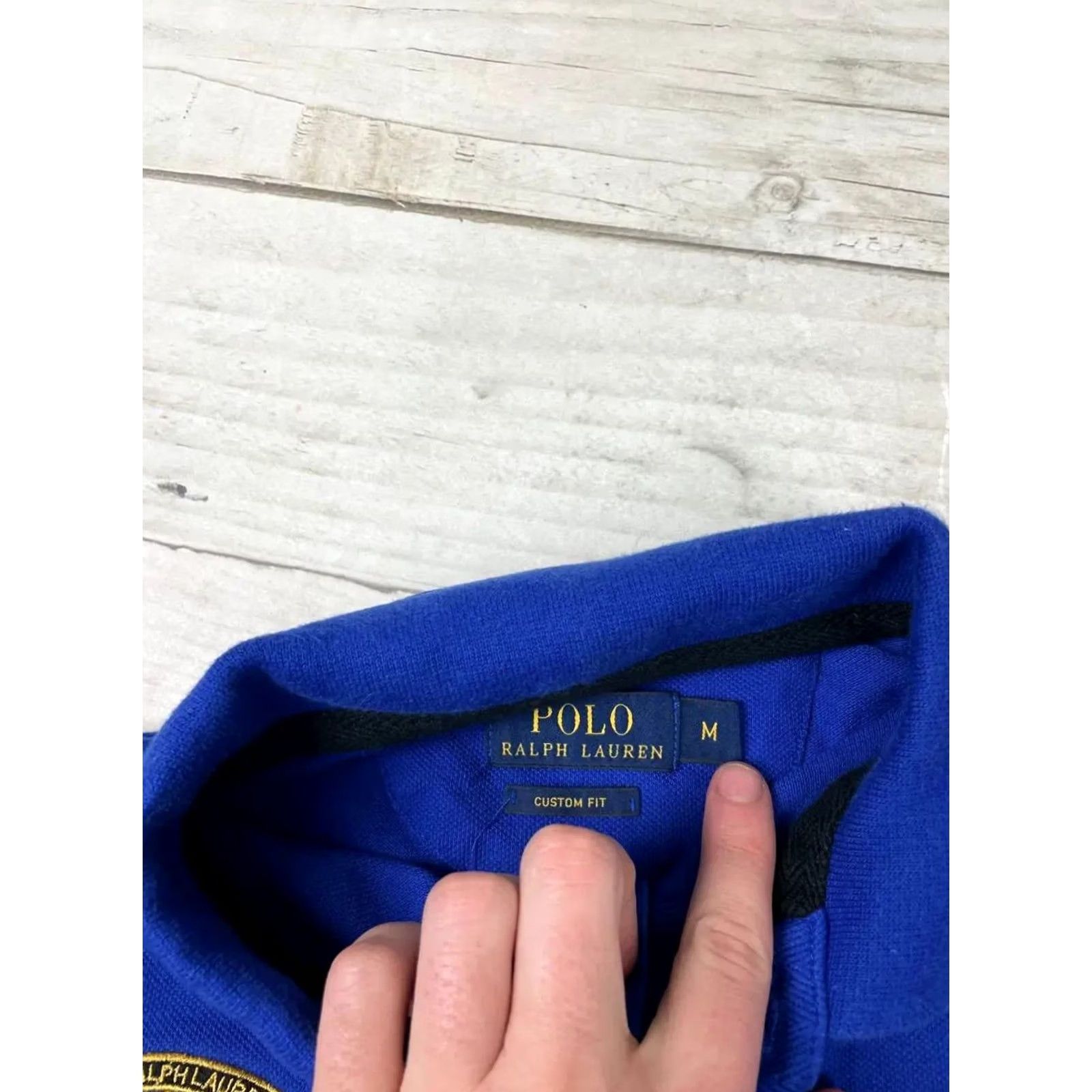 Polo Ralph Lauren Polo Ralph Lauren Rugby Shirt Mens Polo Blue M Big Pony Logo Short Sleeve Button Collared 100% Cotton Vintage Casual Size US M / EU 48-50 / 2 - 6 Thumbnail