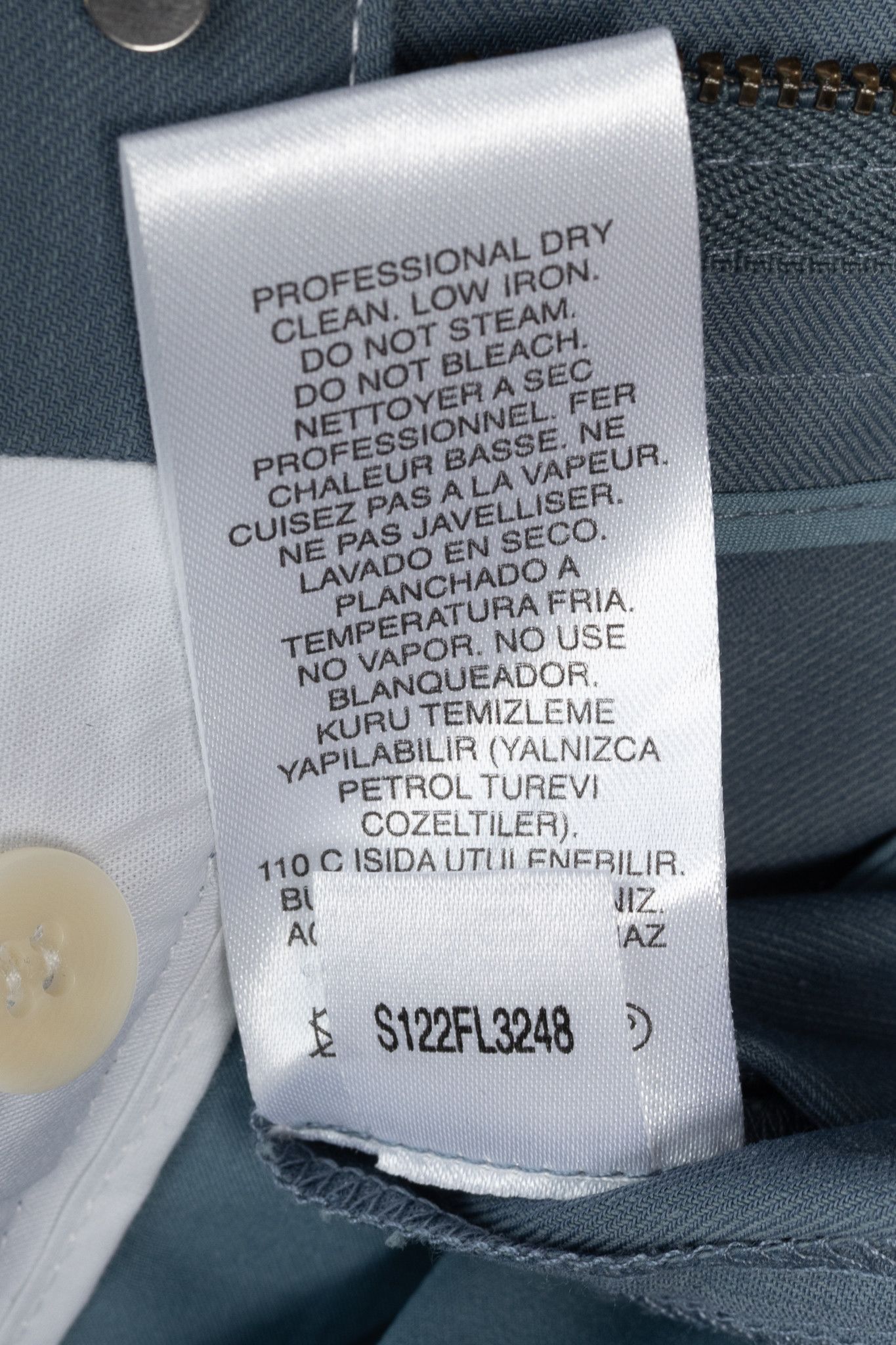 Tibi Tibi Stella Blue Grey Fluid Suiting Pant Size 26" / US 2 / IT 38 - 10 Thumbnail