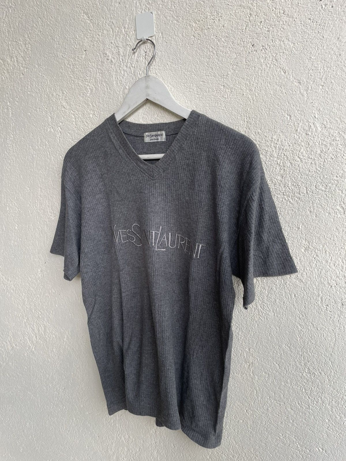Vintage 90s Vintage Yves Saint laurent knit embroidery logo Size US S / EU 44-46 / 1 - 5 Thumbnail