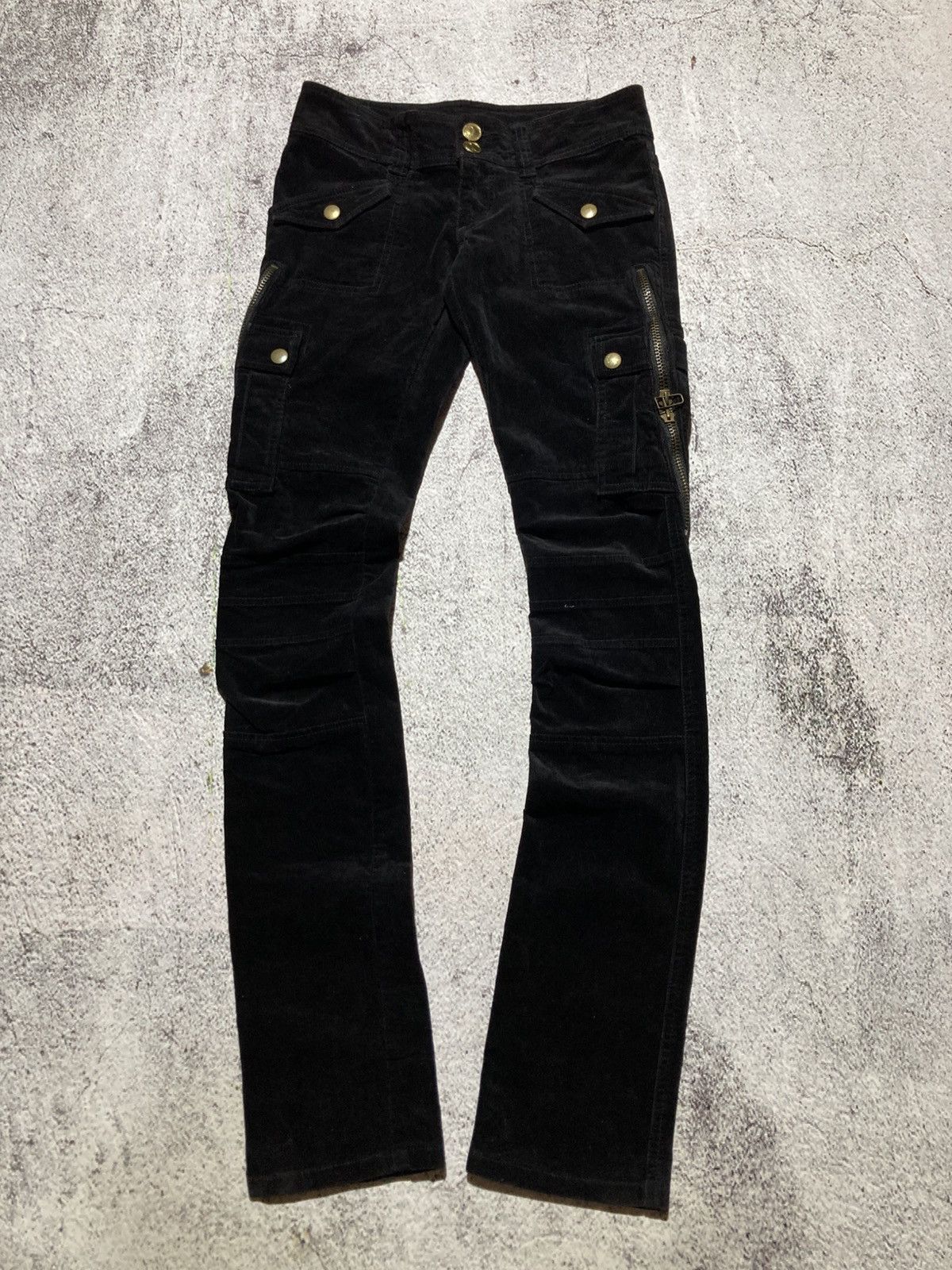 Japanese Brand 2000s Manies Corduroy Anarchy Punk Vkei Lgb Style Pants Size US 28 / EU 44 - 8 Thumbnail