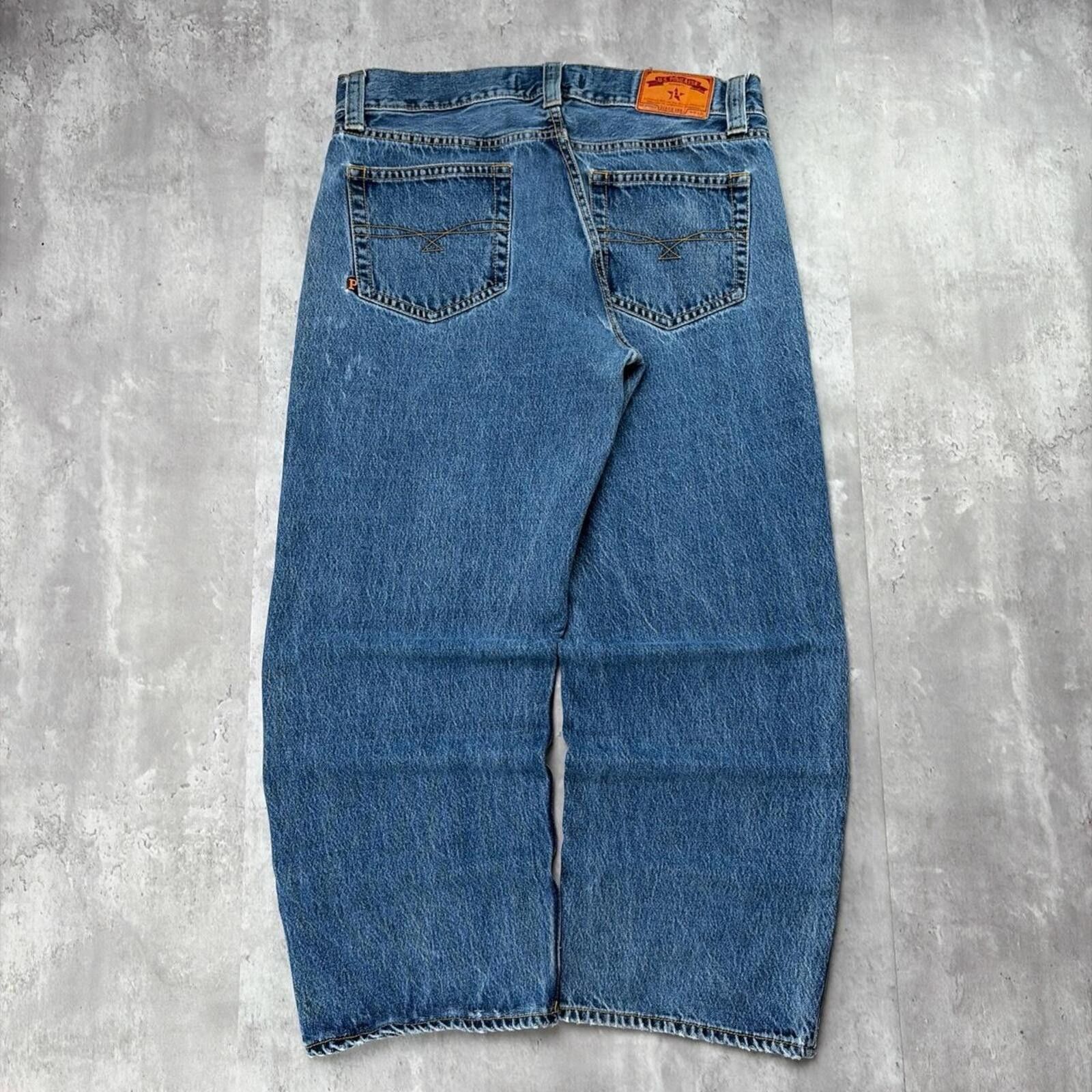 U.S. Polo Assn. Y2K Blue U.S. Polo Assn Grunge Baggy Skater Denim Jeans Size US 36 / EU 52 - 1 Thumbnail