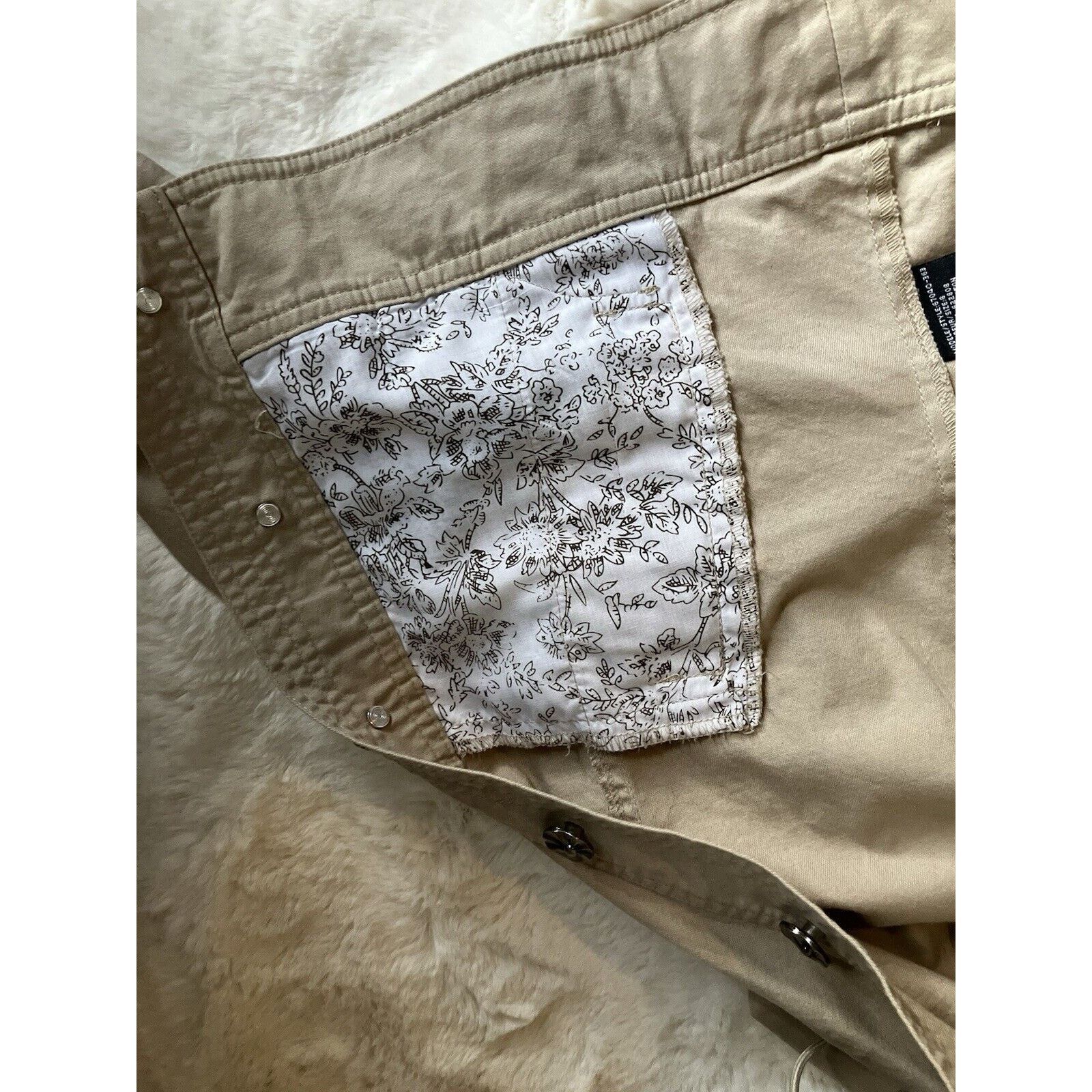 Tribal Streetwear Tribal Brand beige Jacket Blazer Button Frontl SZ 8 NWOT Size M / US 6-8 / IT 42-44 - 8 Thumbnail