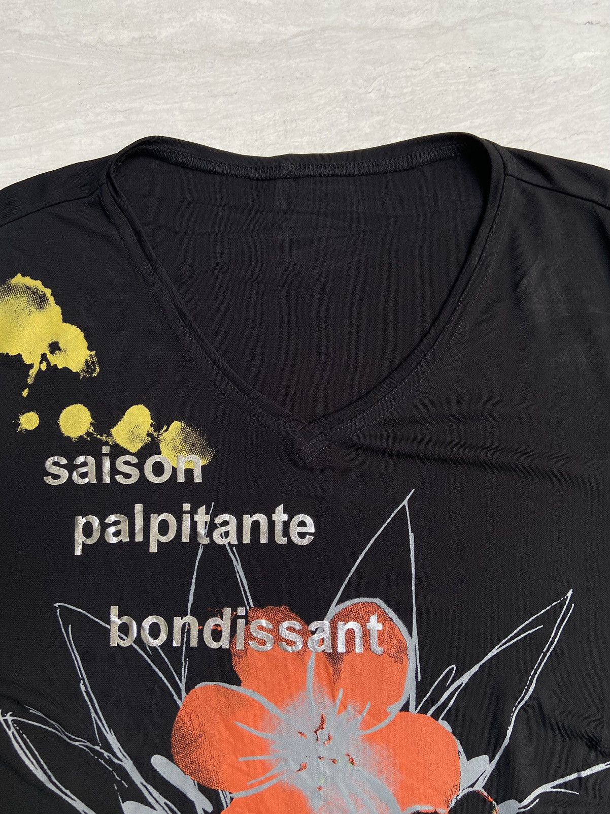 Designer × Japanese Brand × Yohji Yamamoto TROIS ONZE CINQ T-shirt Size US M / EU 48-50 / 2 - 9 Thumbnail