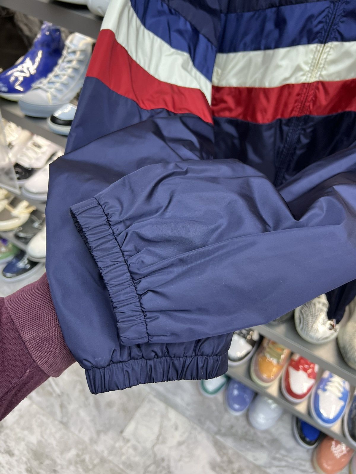 Moncler Moncler Windbreaker Stars Navy Hoodie Size US XXL / EU 58 / 5 - 4 Thumbnail