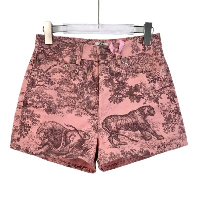 Dior Dior Pink Cotton Women's Shorts 0089 Size 22" - 1 Thumbnail