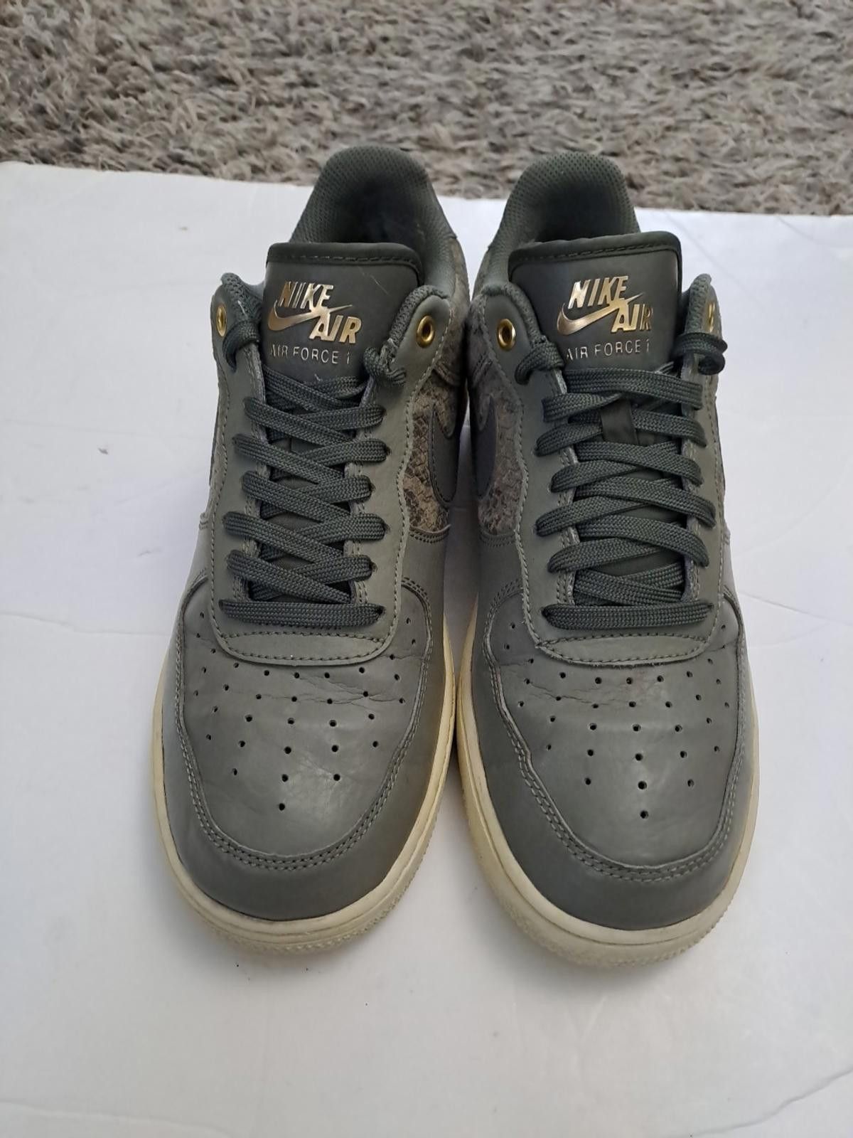 Nike Nike Air Force 1 '07 LV8 Green Snake Dark Stucco River 8 UK Size US 9 / EU 42 - 4 Thumbnail