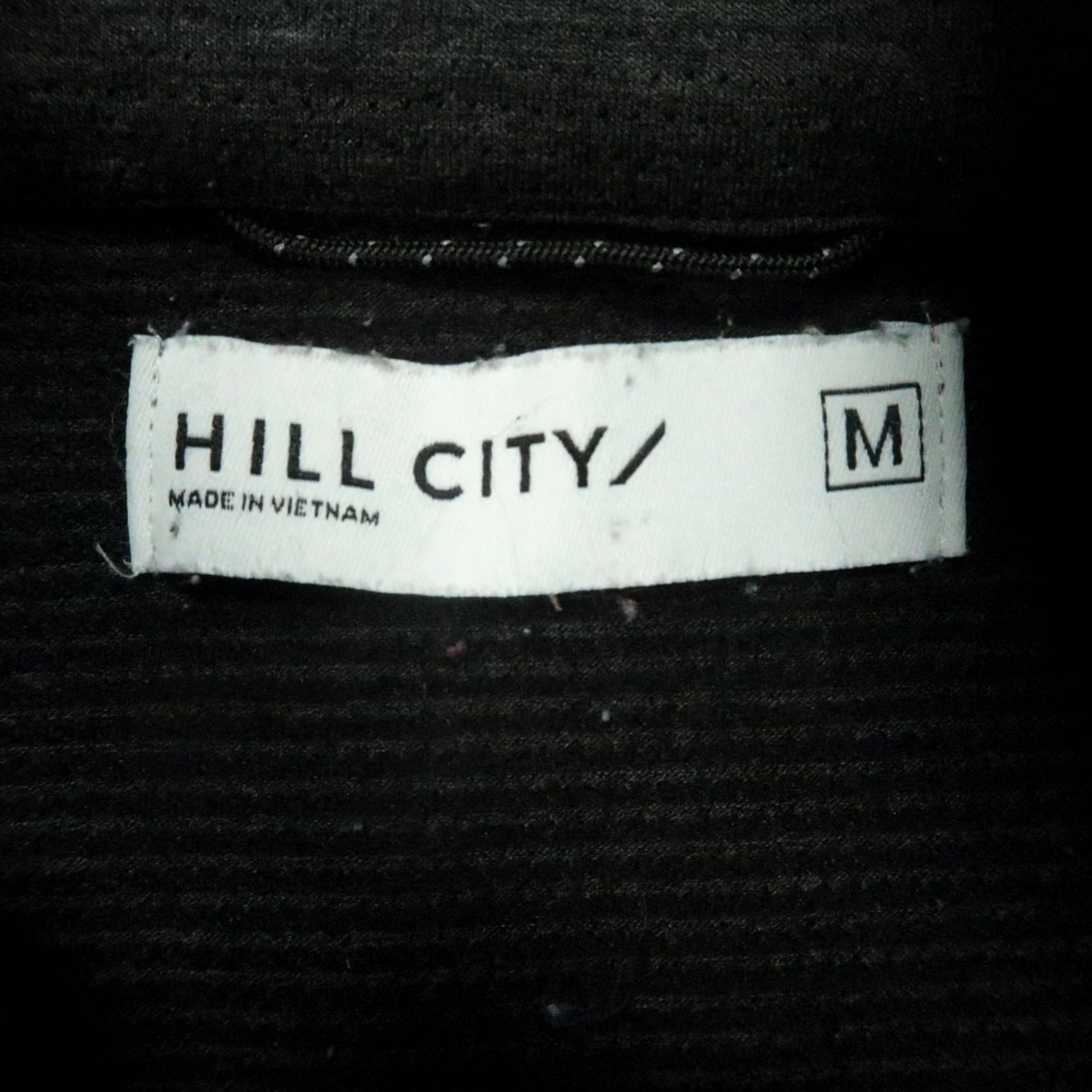 Vintage Hill City Pullover Men Medium Charcoal Gray Tech Performance Quarter Zip Stretch Shirt Size US M / EU 48-50 / 2 - 3 Thumbnail