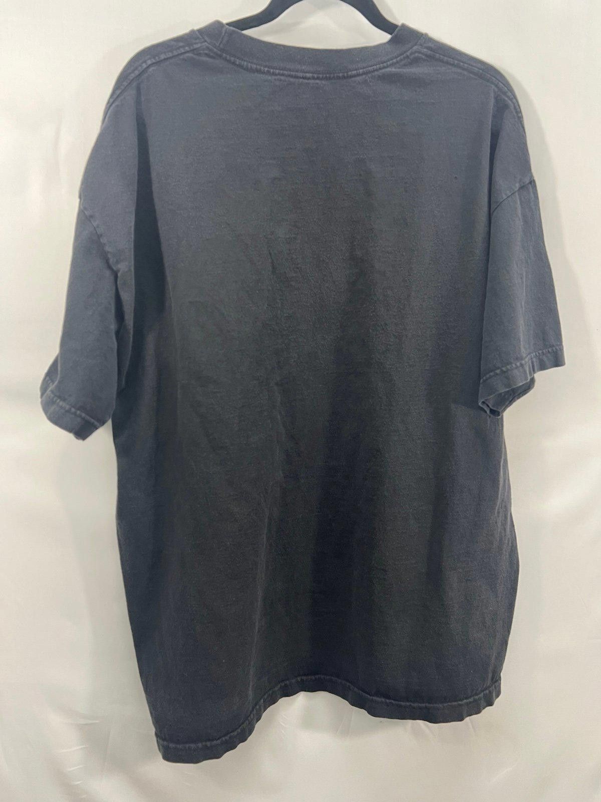 Designer Artistic Black Graphic Tee with Red Lip Motif Size US XXL / EU 58 / 5 - 4 Thumbnail