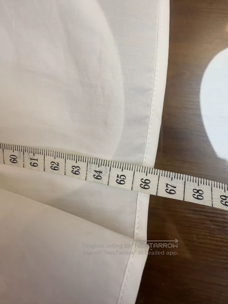 Hermes Hermes White Embroidered Beach Shirt, Size 34, Delicate Em Size XXS / US 00 / IT 34 - 4 Thumbnail