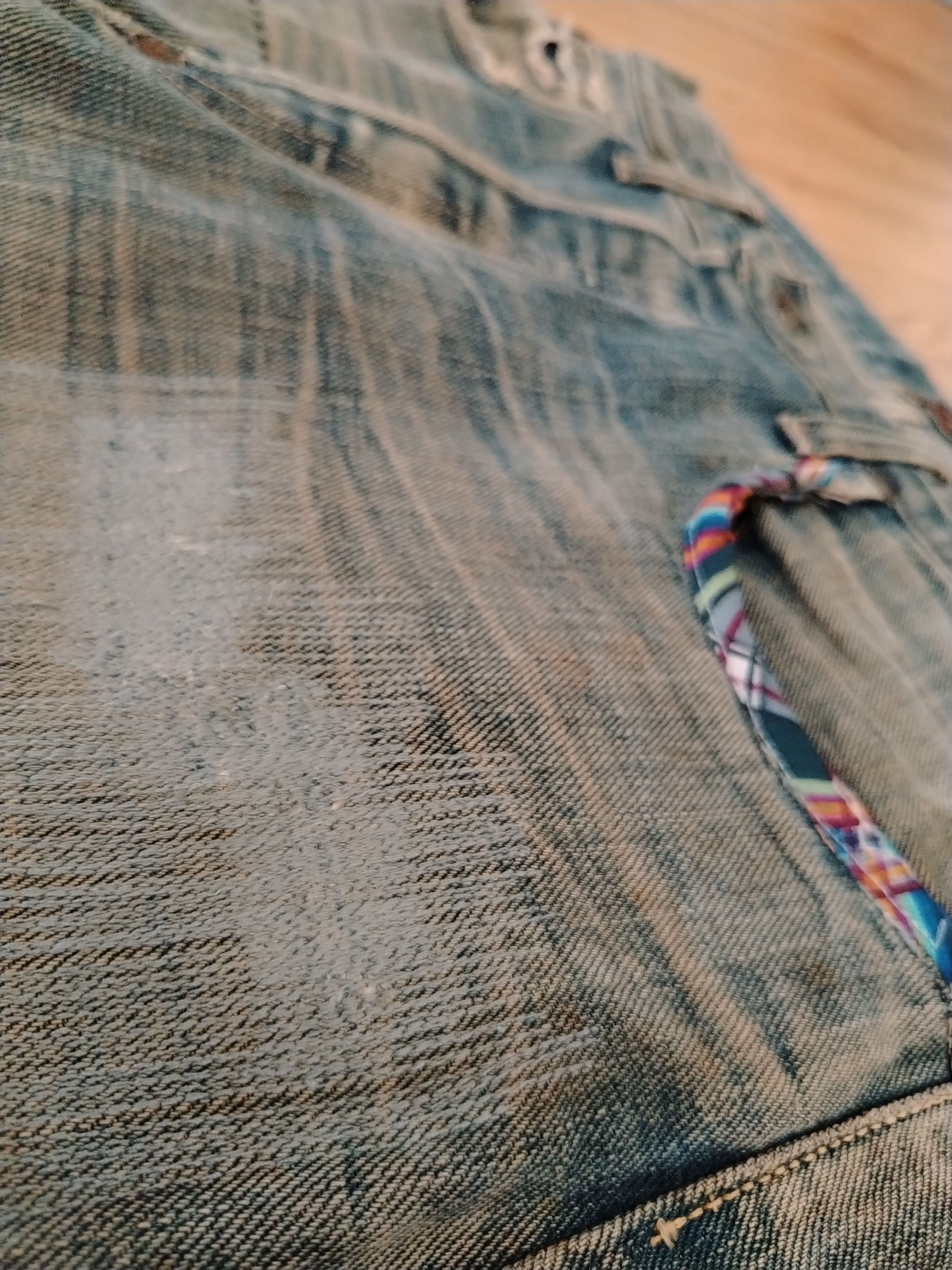 Sugar Cane Sugar Cane Jeans Vintage Sashiko Patches Size US 32 / EU 48 - 10 Thumbnail