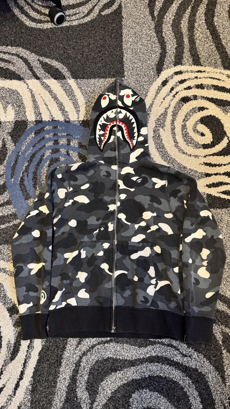 Bape city camo shark hoodie sale