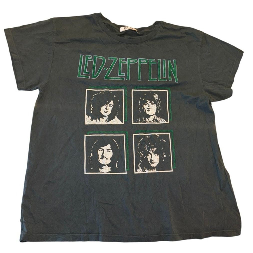 Anthropologie LETLUV Led Zeppelin Graphic Tee, Size XL New without Tag Size XL / US 12-14 / IT 48-50 - 8 Thumbnail