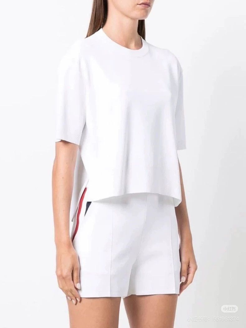 Thom Browne Thom Browne White knit short sleeves Size M / US 6-8 / IT 42-44 - 1 Thumbnail