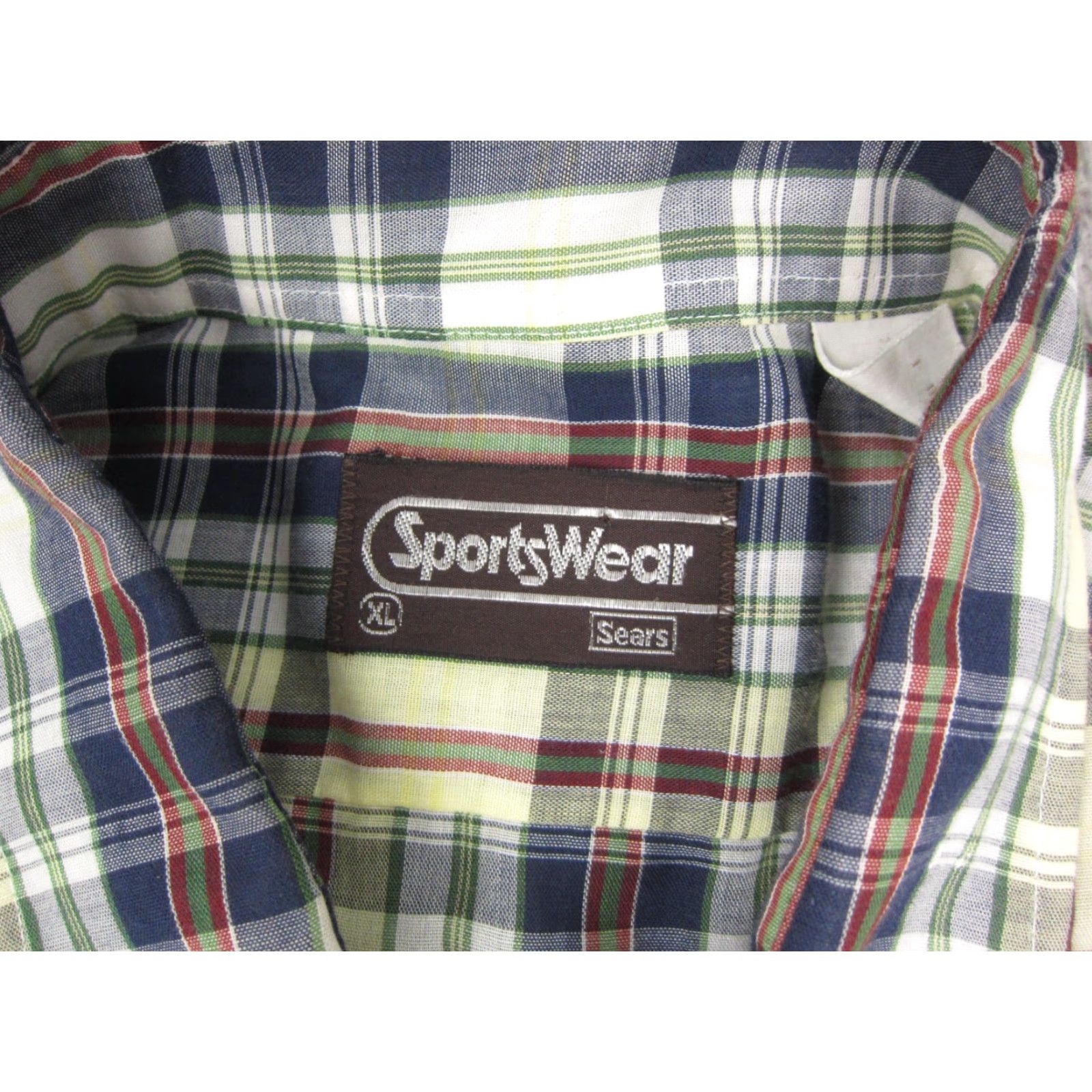 Sears Sears Shirt XL Mens Blue Plaid Vintage Button-Up 60s 70s Classic Casual Short Sleeve Vintage Sears Shirt XL Mens Blue Plaid 60s 70s Size US XL / EU 56 / 4 - 3 Thumbnail