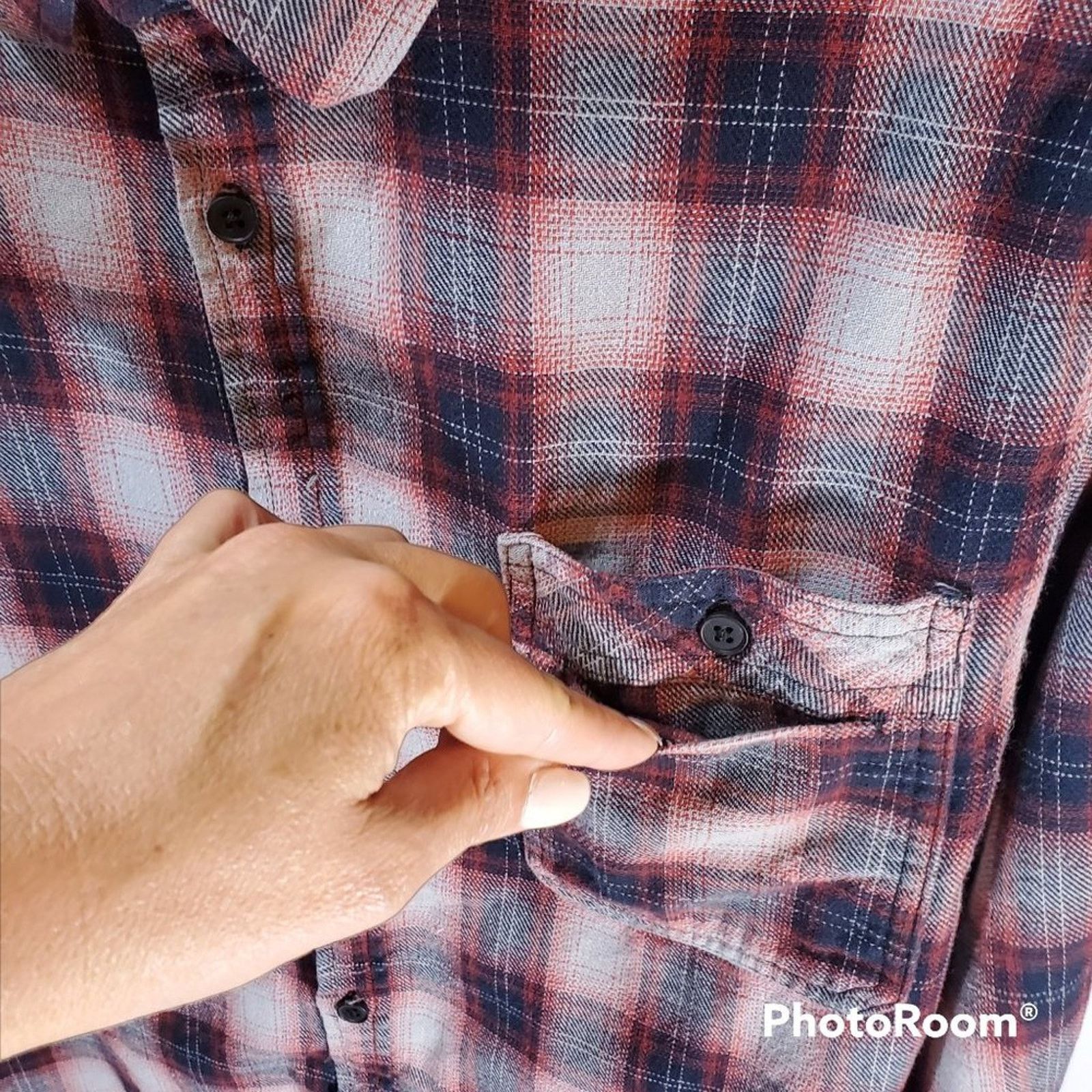 Comune Comune | Red Plaid Button Down Shirt | Size Medium Size US M / EU 48-50 / 2 - 2 Thumbnail