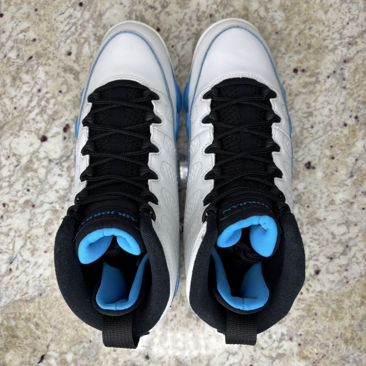 Jordan Brand Size 8 - Jordan 9 Retro 2024 Powder Blue Gently Worn OG All Size US 8 / EU 41 - 6 Thumbnail