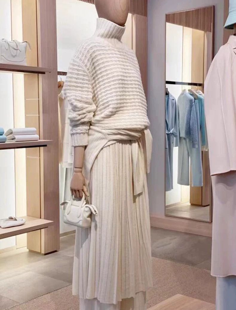 Loro Piana LORO PIANA Sheep's wool sweater dress Size M / US 6-8 / IT 42-44 - 6 Thumbnail