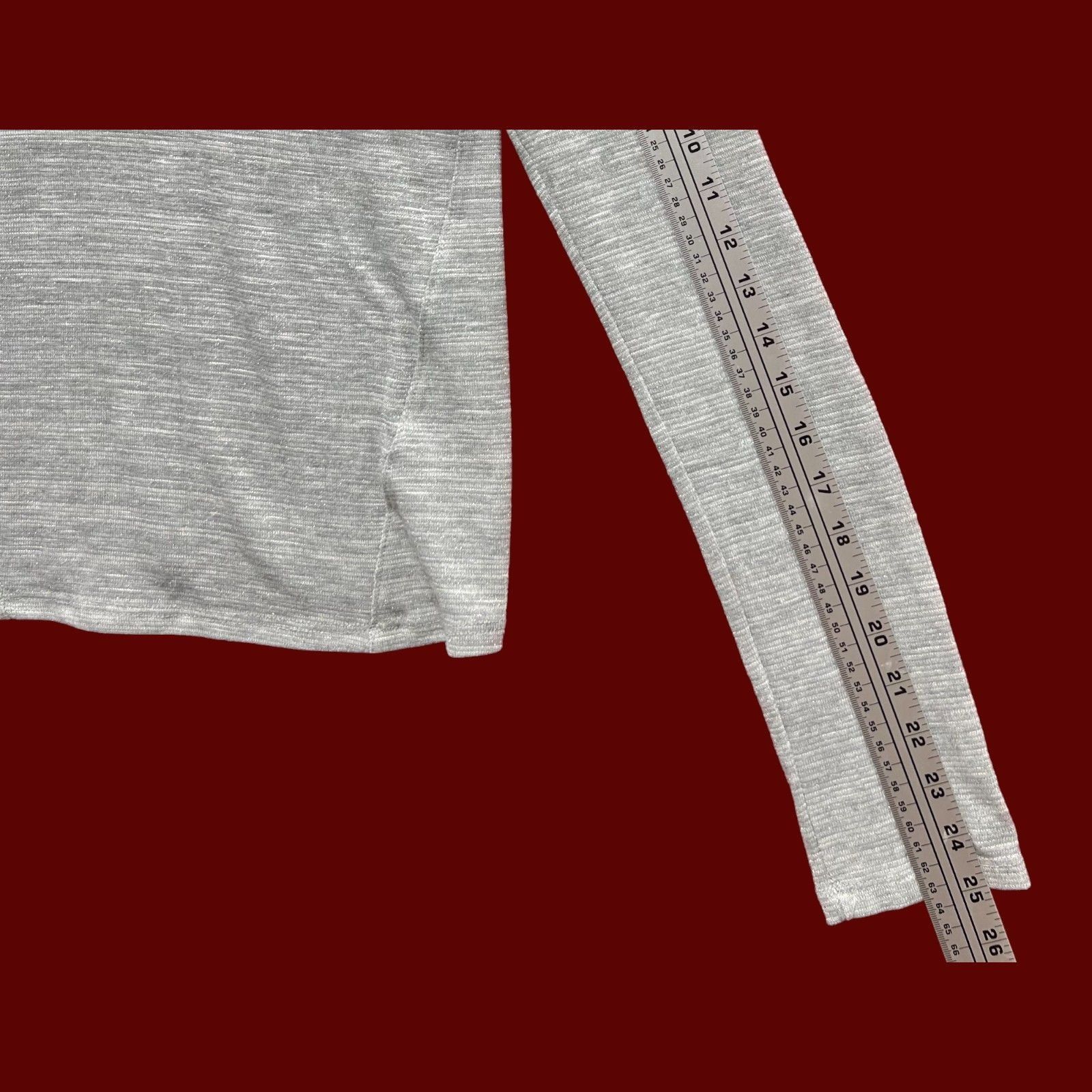 Other Universal Thread - Women's Mock Neck Turtleneck T-Shirt Gray Size XS / US 0-2 / IT 36-38 - 9 Thumbnail