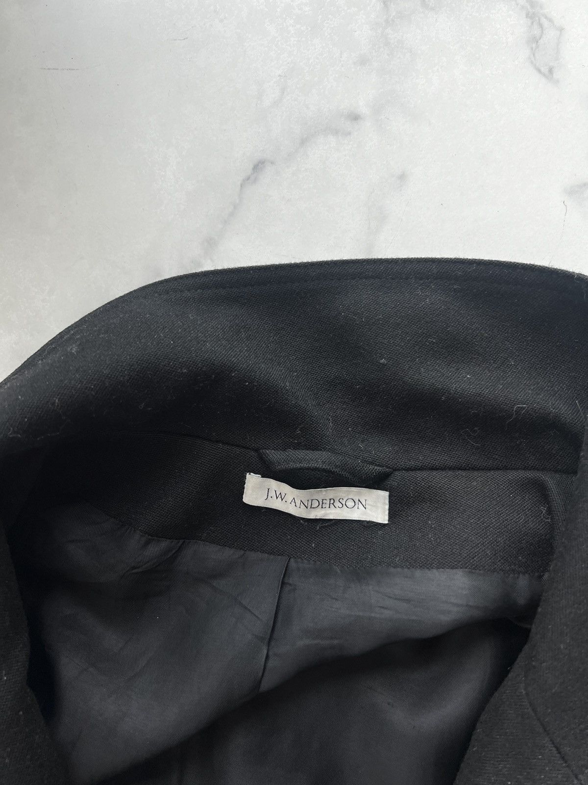 JW Anderson JW Anderson Funnel Neck Black Wool Bomber Size US L / EU 52-54 / 3 - 9 Thumbnail