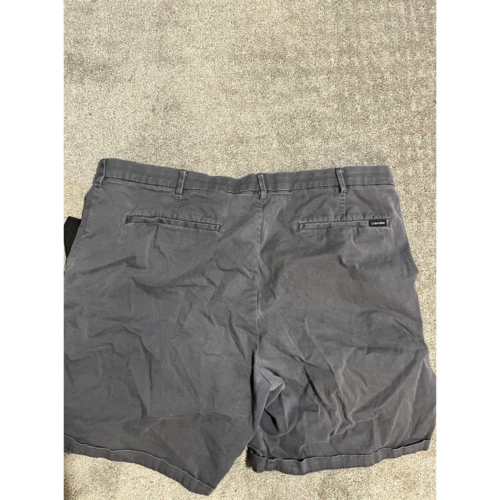 Calvin Klein Calvin Klein Men's Infinite Flex Chino Shorts Gray 40 Waist Mens Size US 40 / EU 56 - 2 Thumbnail