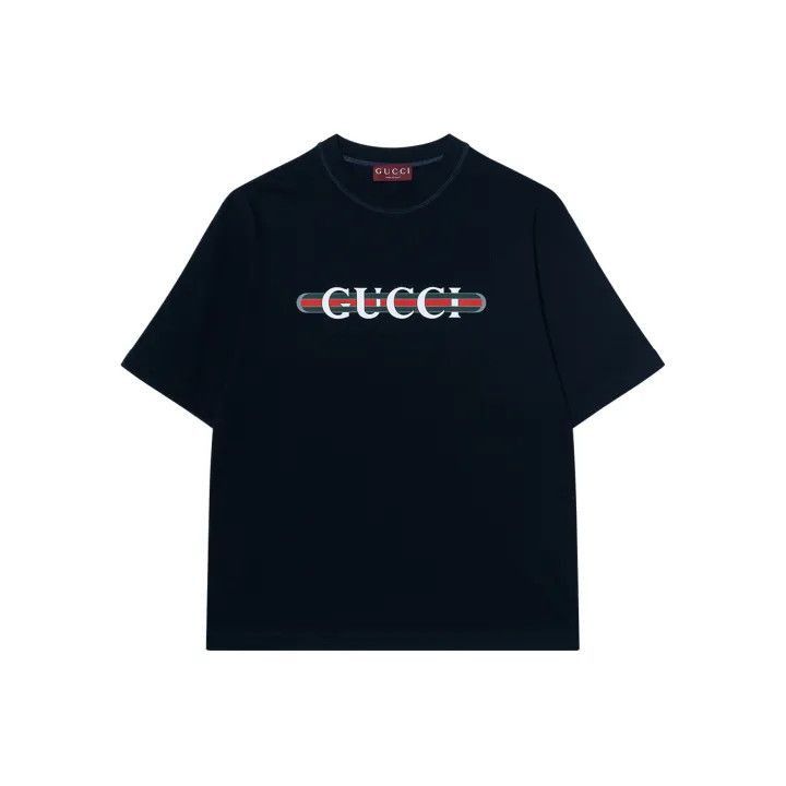 Gucci Gucci Gucci Logo Print Short Sleeve T-Shirt -2506 Size US M / EU 48-50 / 2 - 1 Thumbnail