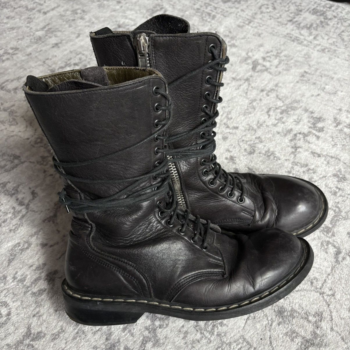 Rick Owens Rick Owens 2000s Crepe Sole Combat Boots | Size 40 Size US 8.5 / EU 41-42 - 1 Thumbnail