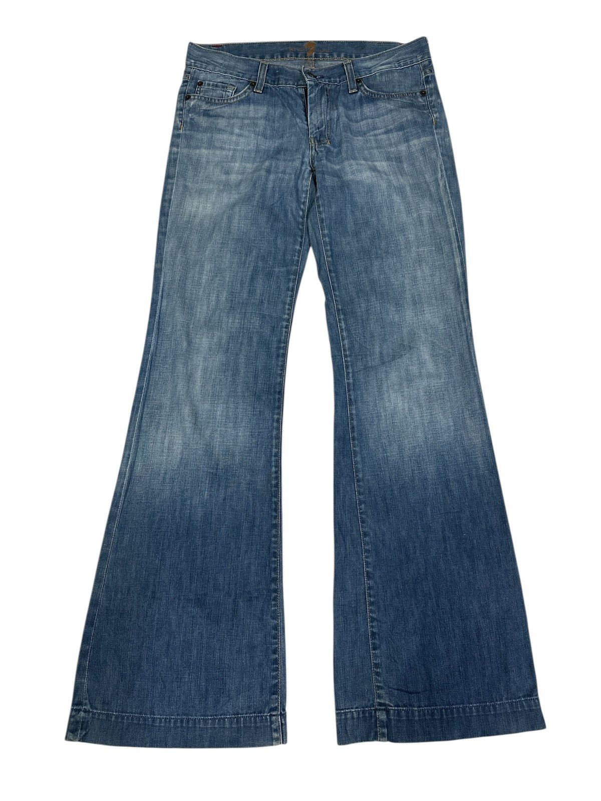 Japanese Brand Seven For All Makind 🎌💥 Flare Bootcut Vintage 90s Style 🎌💥 Size US 32 / EU 48 - 1 Thumbnail