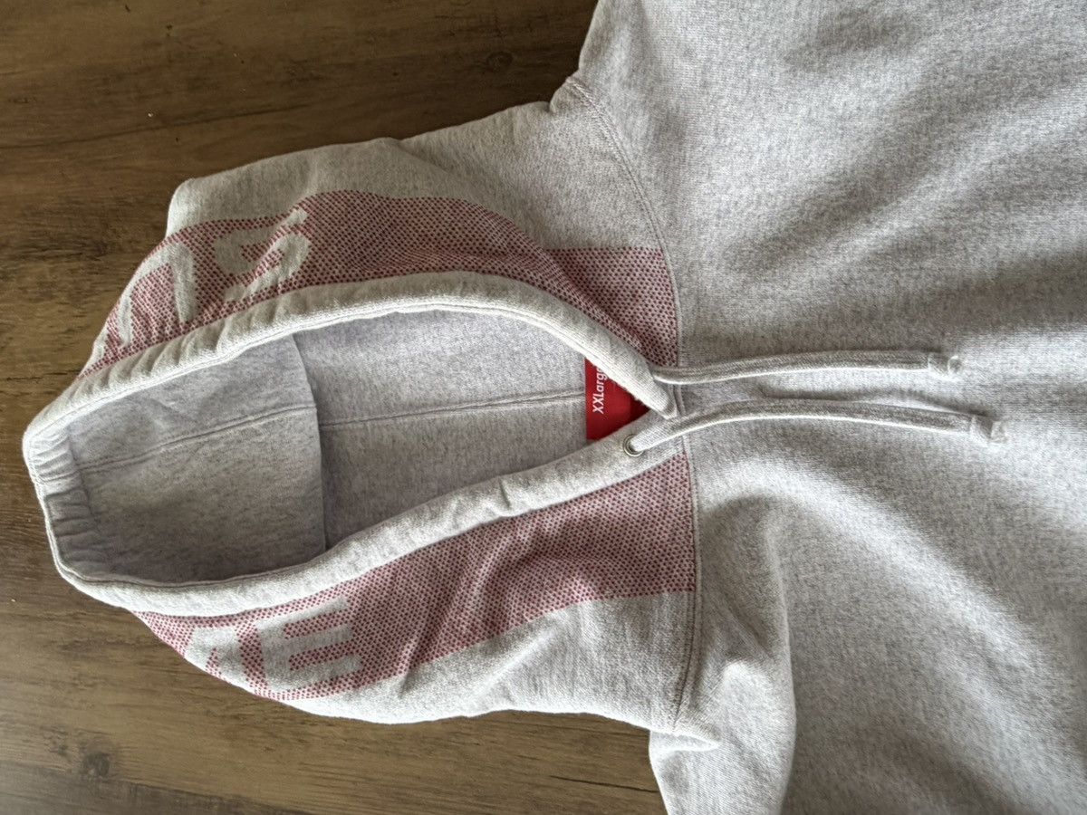 Supreme Grey and red Supreme Hoodie Size US XXL / EU 58 / 5 - 5 Thumbnail