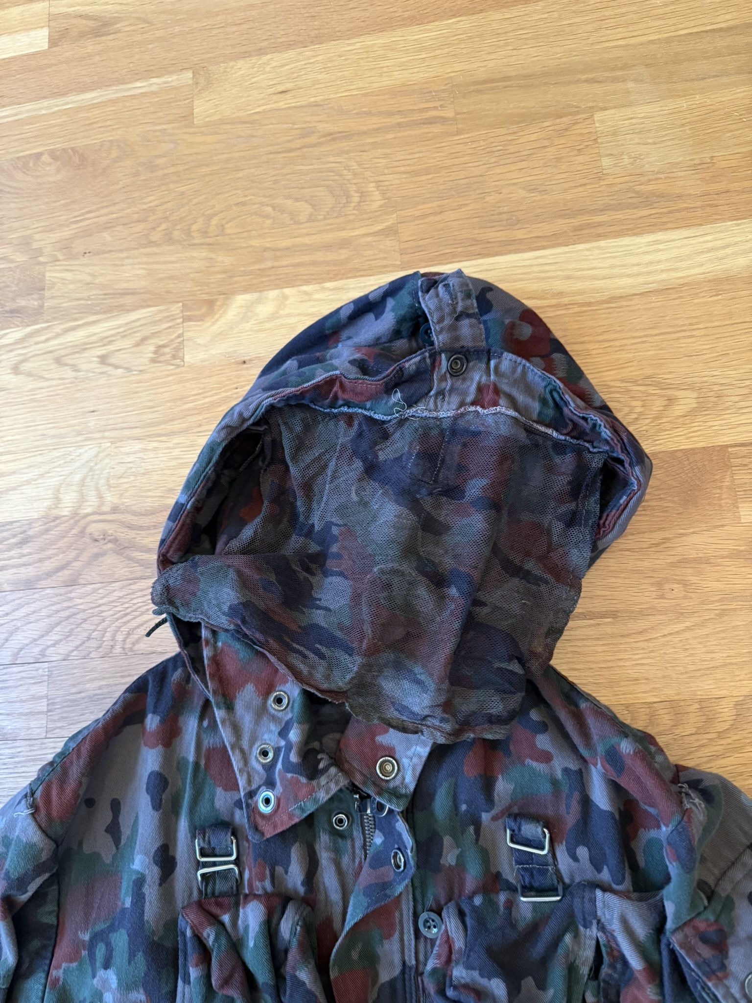 Vintage Vintage Swiss Army M61/70 Field Jacket Alpenflage Size US L / EU 52-54 / 3 - 6 Thumbnail