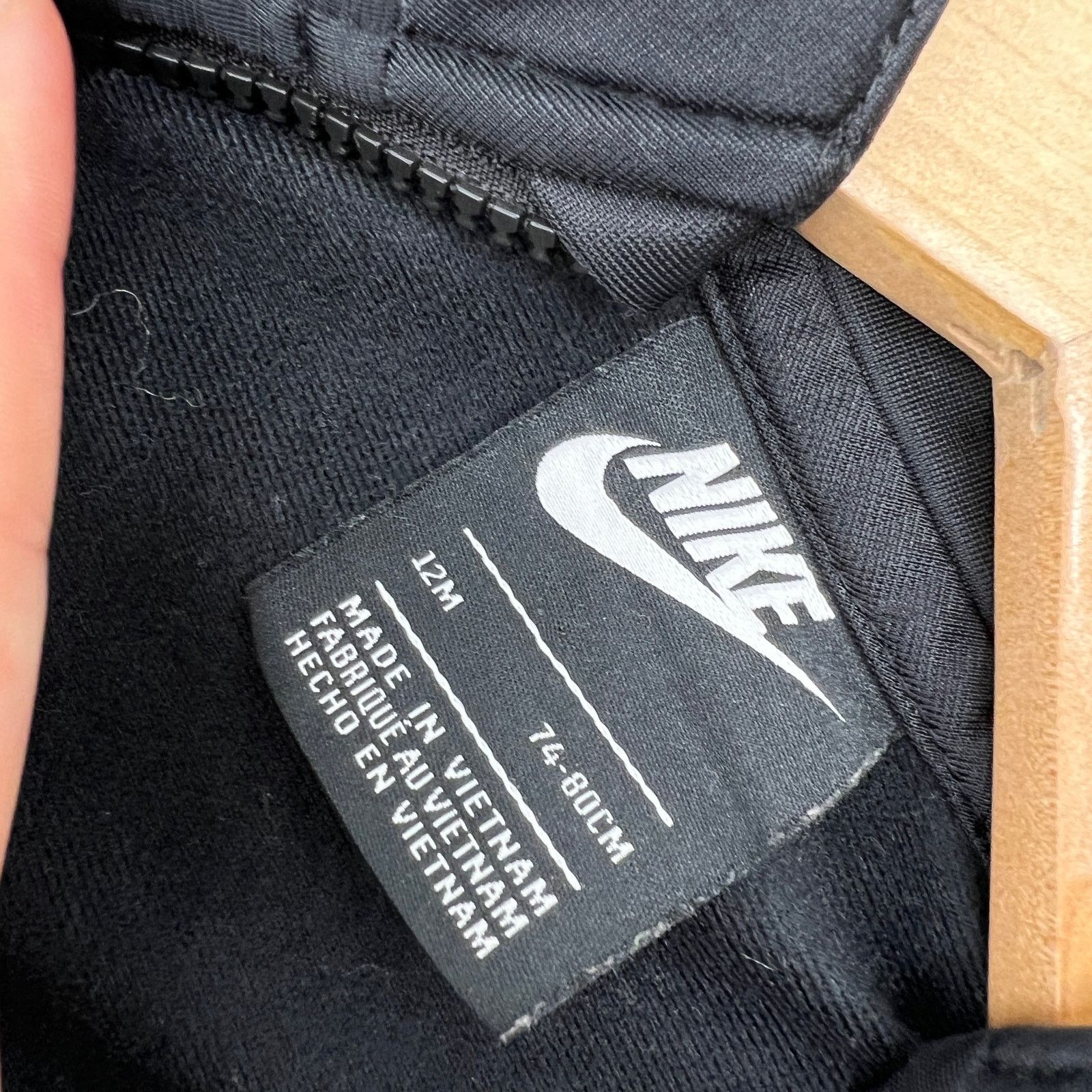 Nike Nike Kids Toddler Zipper Black Jacket Size 12M Size XL / US 12-14 / IT 48-50 - 7 Thumbnail