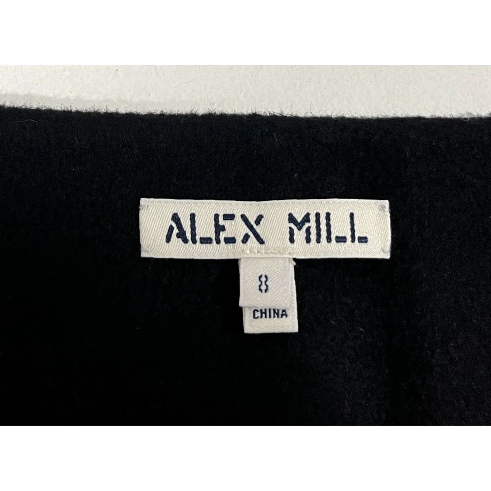Alex Mill VINTAGE Alex Mill Skirt Women Mini NYC Black Wool Blend Size 8 Size 30" / US 8 / IT 44 - 7 Thumbnail