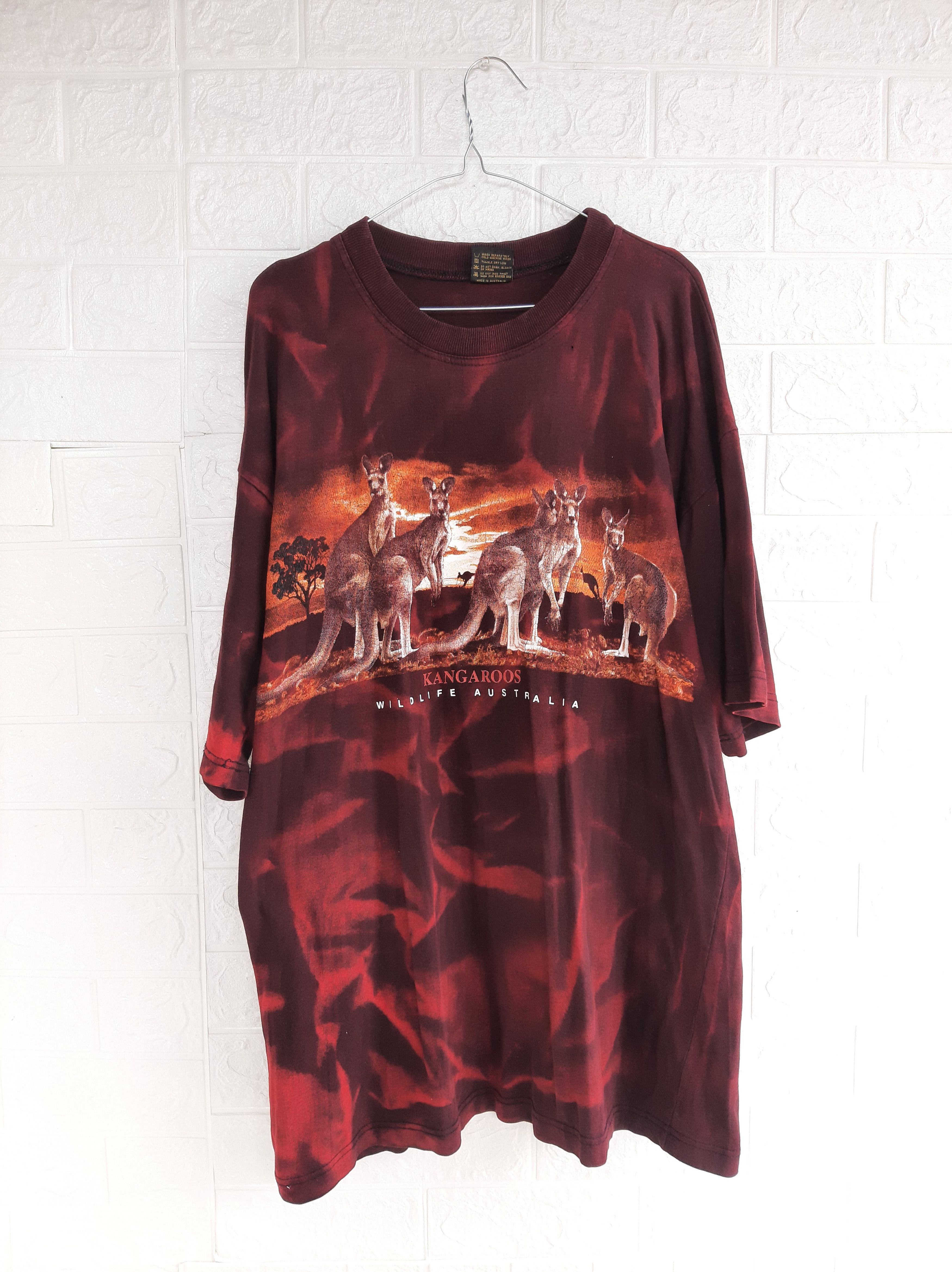 Vintage Vintage Kangaroo Australia Tie dye Habitat t shirt Size US L / EU 52-54 / 3 - 1 Thumbnail