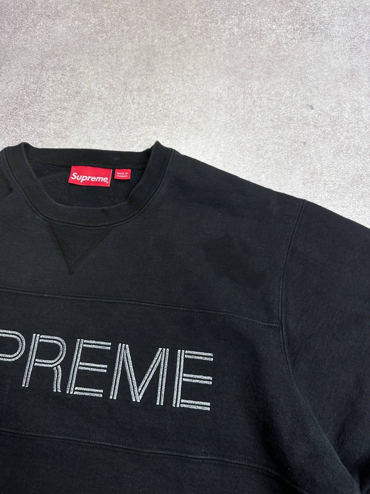 Supreme Vintage Supreme Big Logo Boxy Sweatshirt L Size US L / EU 52-54 / 3 - 5 Thumbnail