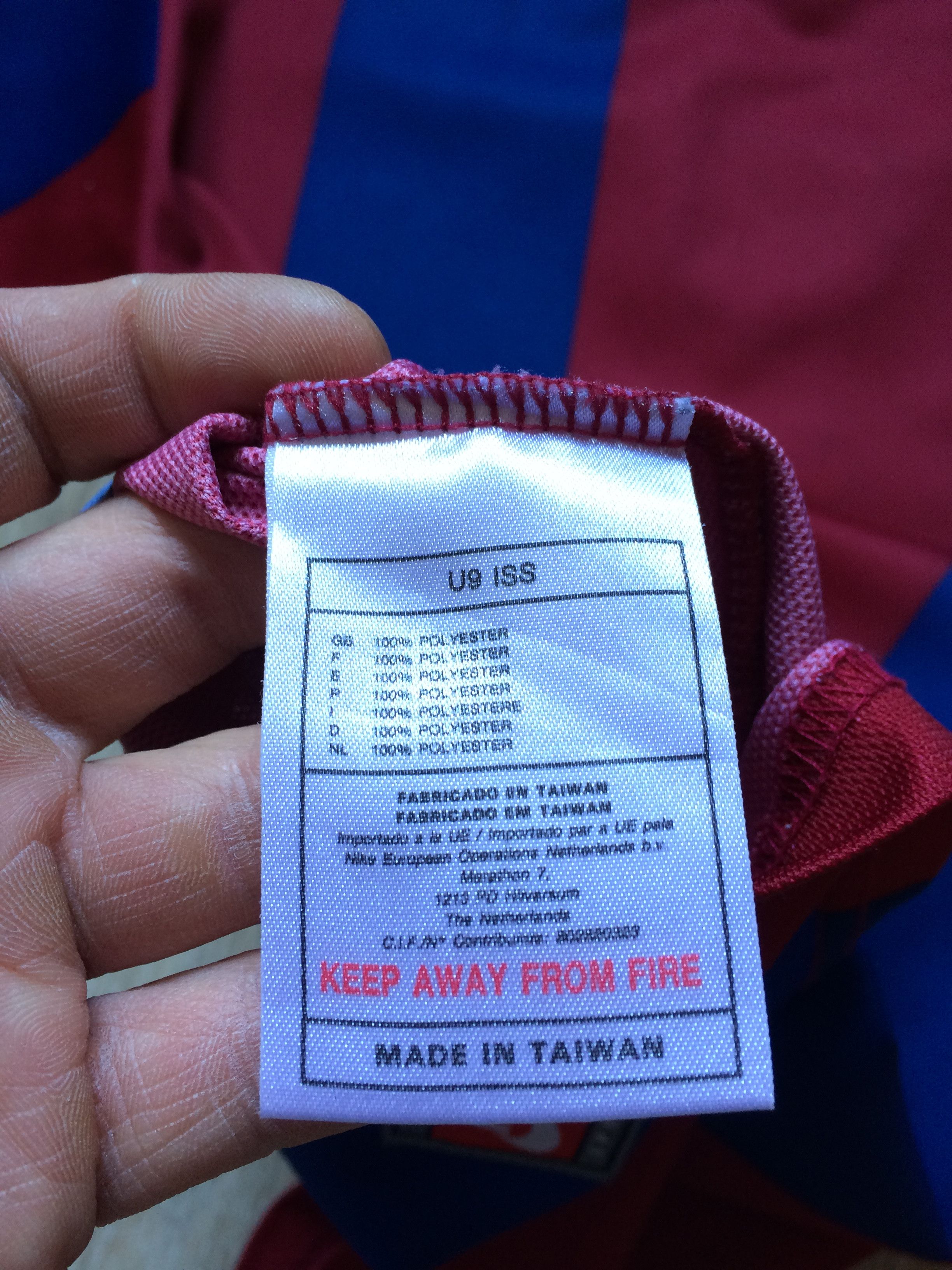 Nike Vintage Youth Nike Barcelona Basic Home Jersey 1998-2000 Size US XXS / EU 40 - 10 Thumbnail