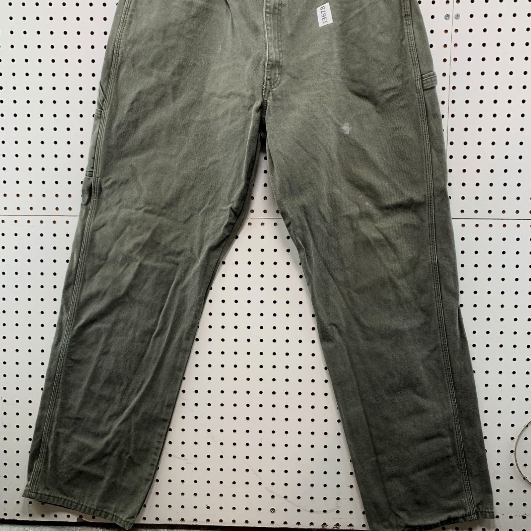 Dickies VINTAGE Dickies Pants Mens 38 Cavas Carpenter Men FITS Size 38X33 Olive Workwear Size US 38 / EU 54 - 4 Thumbnail