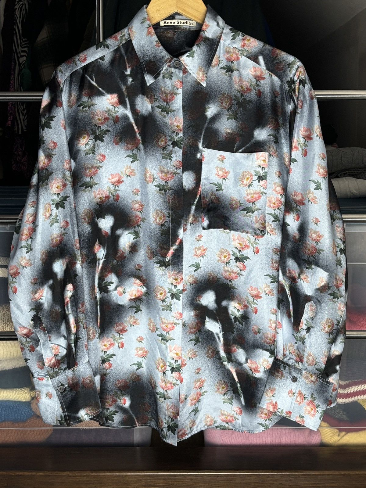 Acne Studios Acne Studios Archival Burnt Rose Vintage Rare Unisex Shirt Size US L / EU 52-54 / 3 - 1 Thumbnail