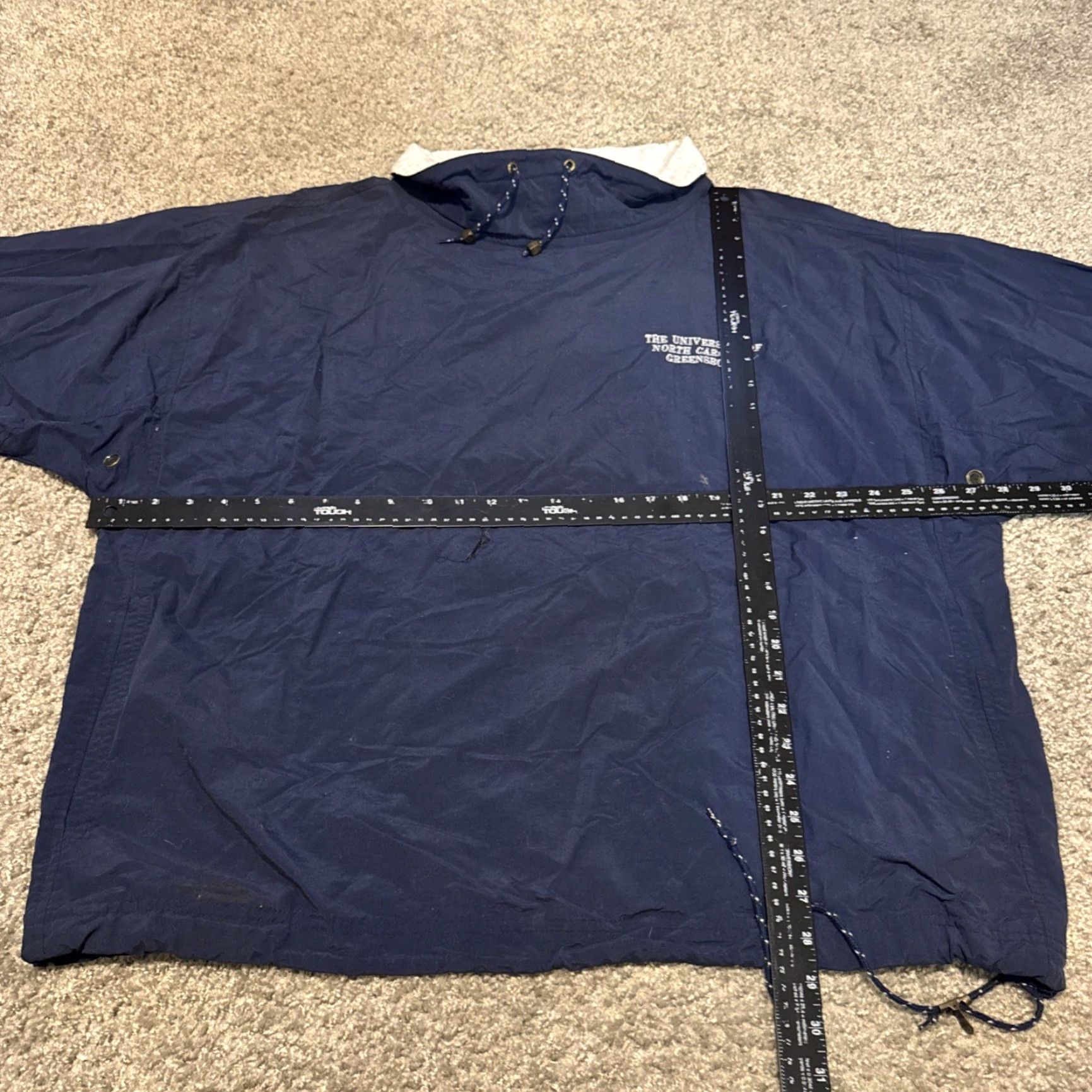 Vintage VINTAGE UNCG Windbreaker Pullover Jacket XL Mens University Blue GEAR FOR SPORTS Nylon Size US XL / EU 56 / 4 - 5 Thumbnail