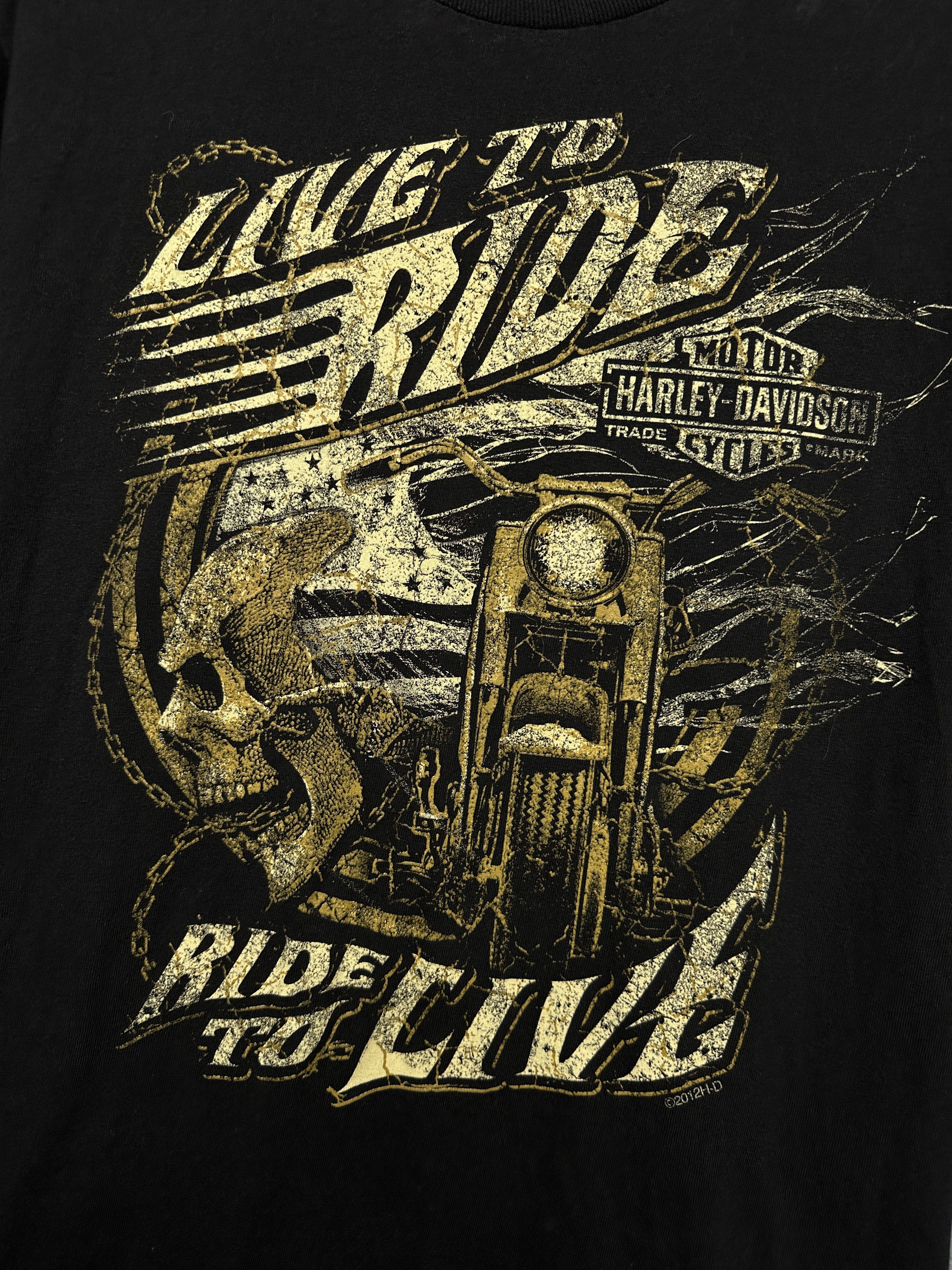 Harley Davidson × Vintage Harley Davidson San Jose Vintage Mens T-Shirt Size US L / EU 52-54 / 3 - 3 Thumbnail