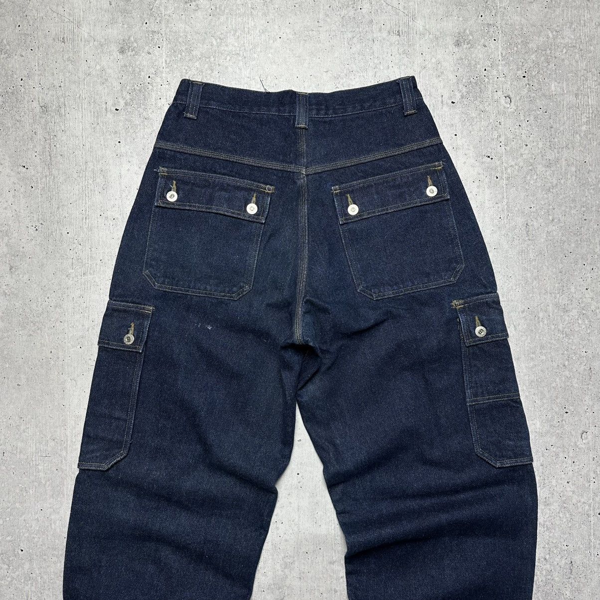 Anchor Blue × Vintage VINTAGE ANCHOR BLUE JEANS BAGGY CARGO HEAVY DUTY PANT Size US 32 / EU 48 - 2 Thumbnail