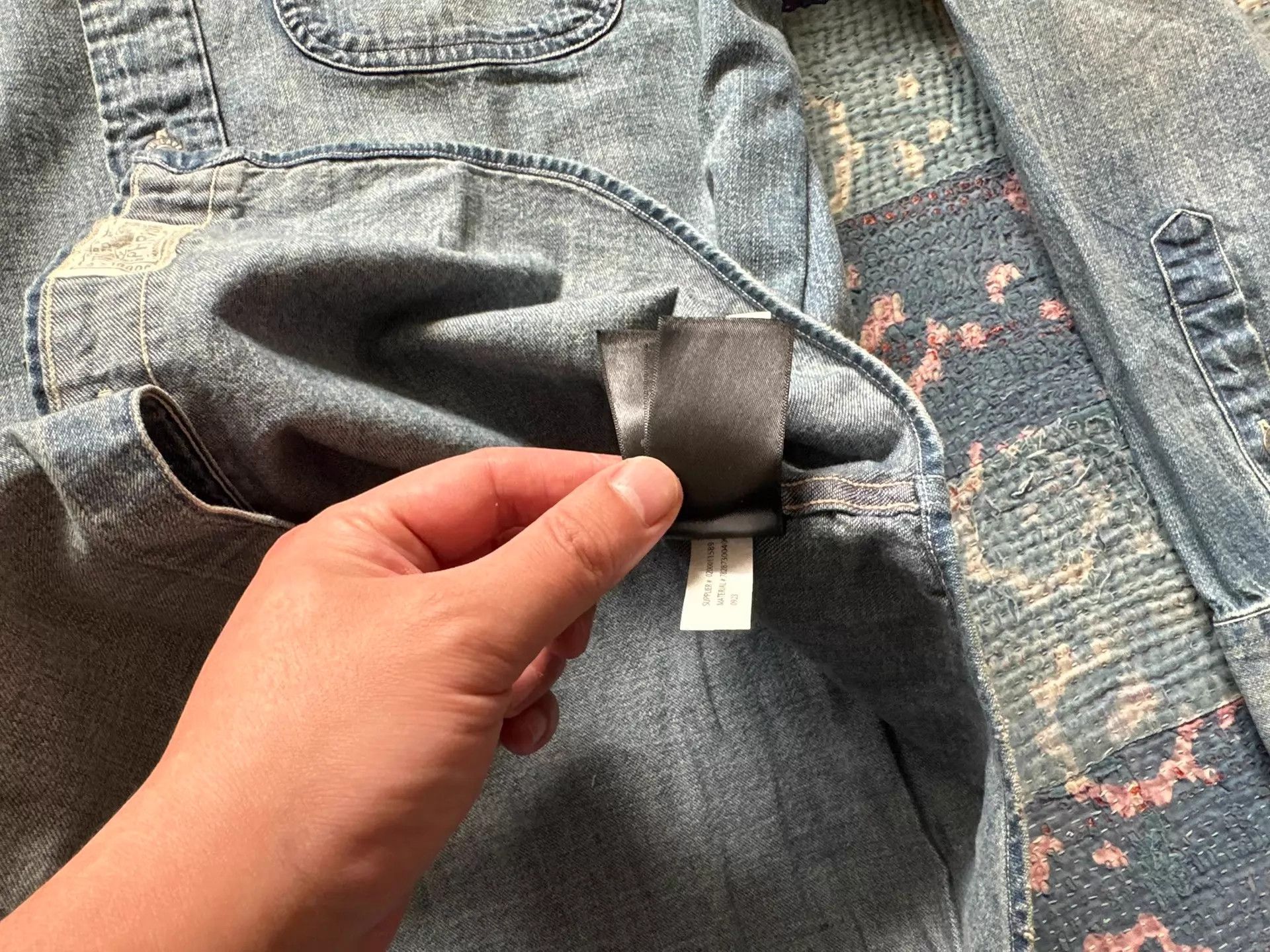 RRL Ralph Lauren RRL Distressed Denim Shirt L Mid-Weight Classic Size US L / EU 52-54 / 3 - 6 Thumbnail