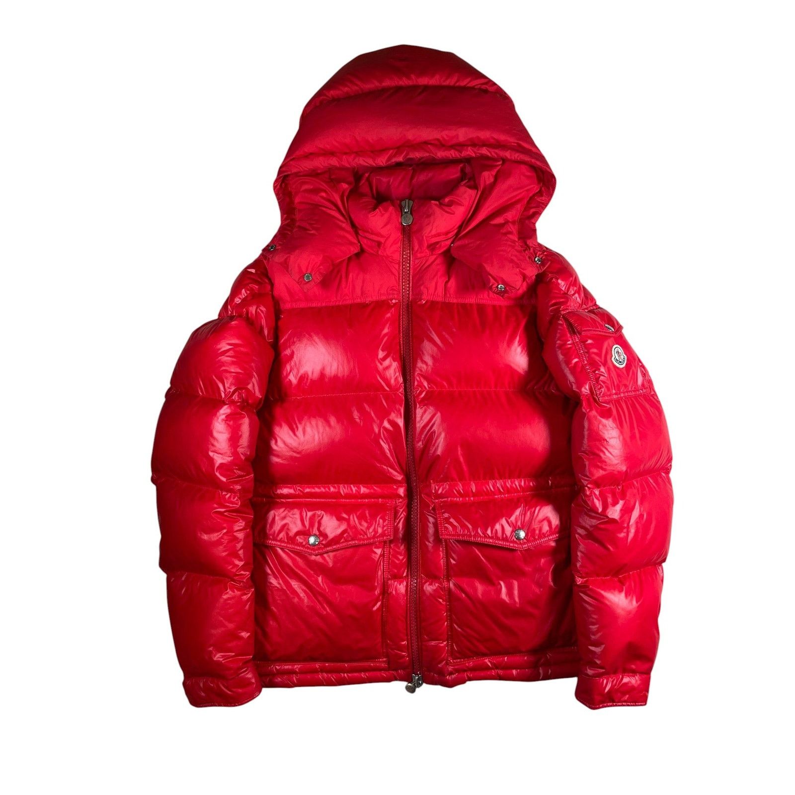 Moncler Moncler Red Masaya Puffer Jacket Size US L / EU 52-54 / 3 - 1 Thumbnail